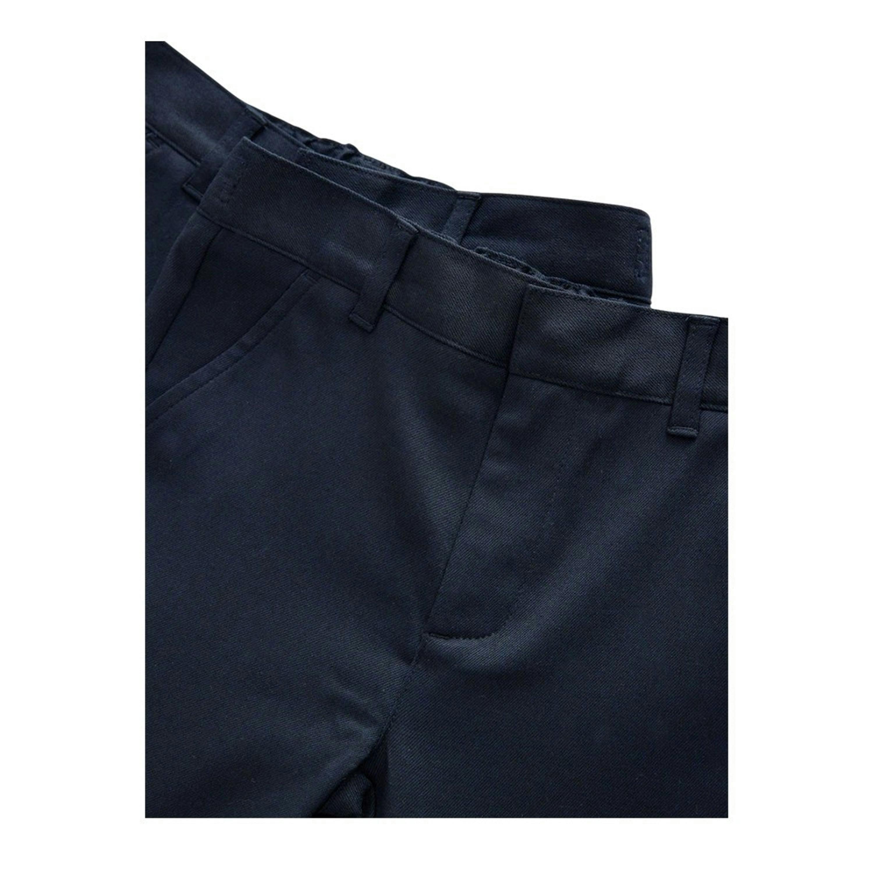Clarks Boys Regular School Trousers (Pack of 2) — Blue