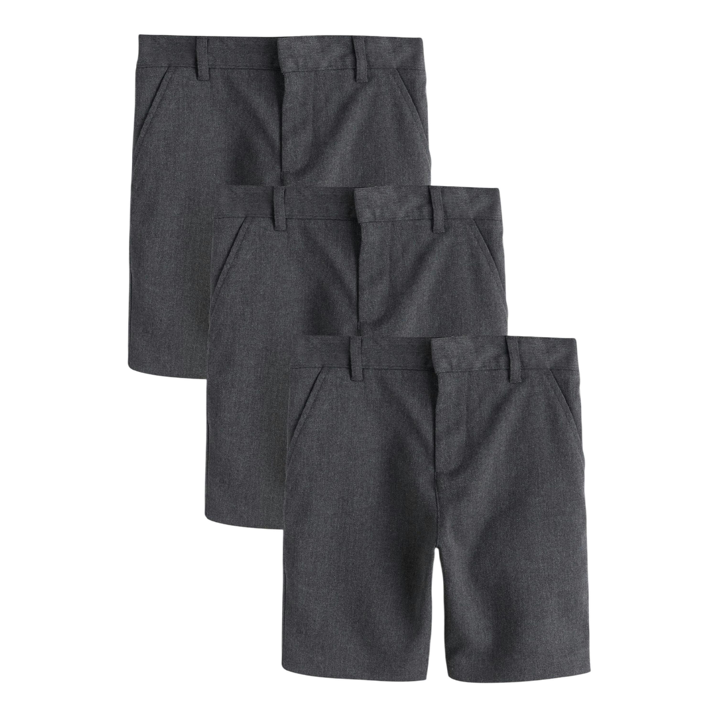 Clarks Boys Plain Regular School Shorts (Pack of 3) , view 1 of 3