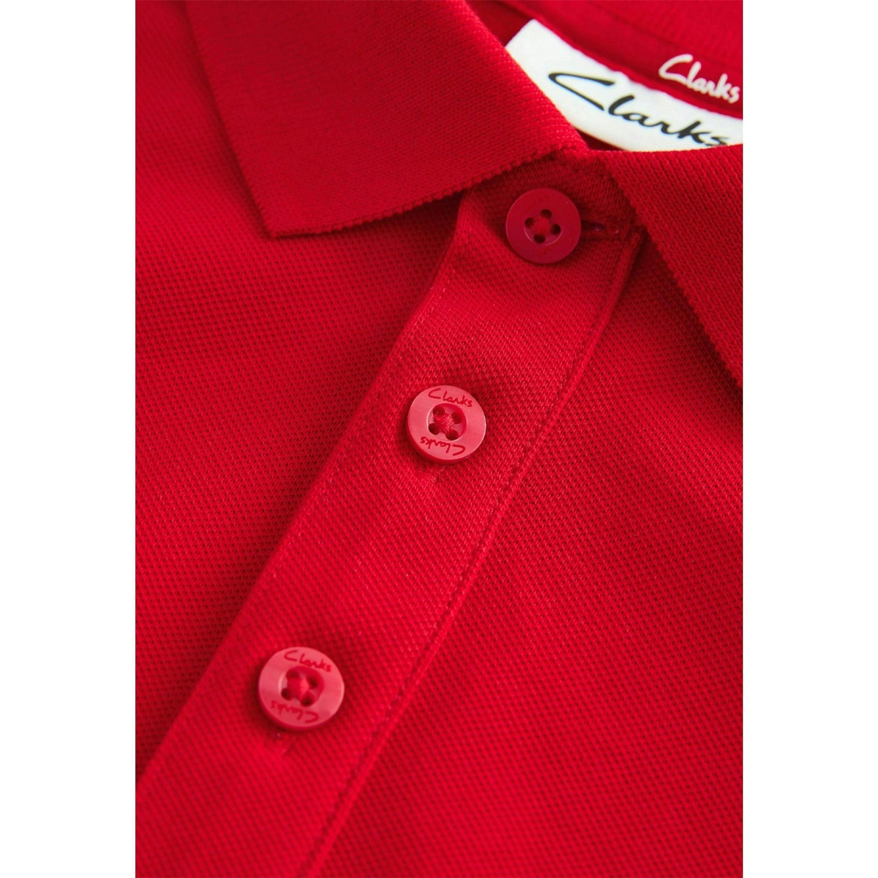 Clarks Boys Short-Sleeved Polo Shirt (Pack of 3) , view 5 of 6