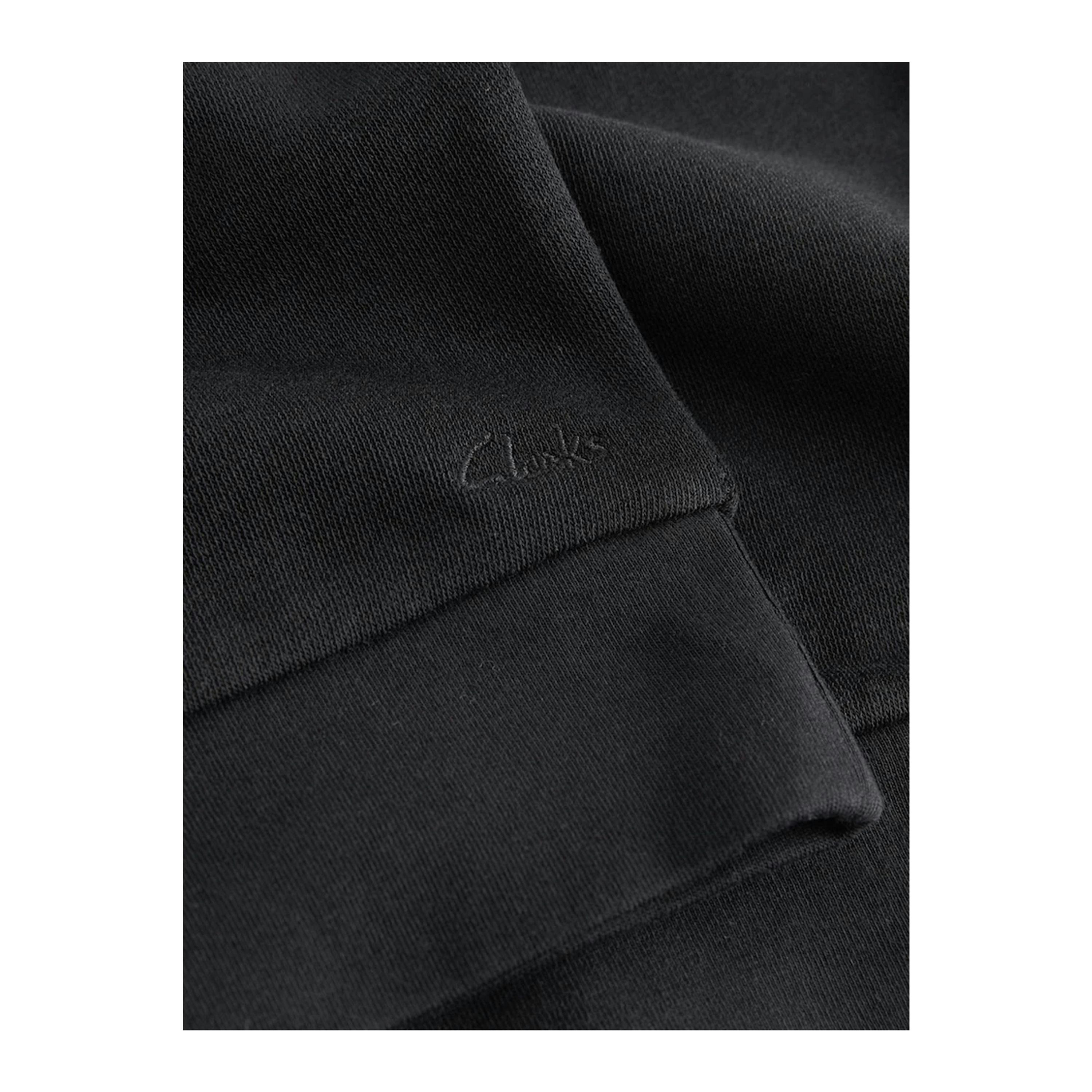 Clarks Boys Plain Crew Neck School Sweat Top (Pack of 2) — Black/Green