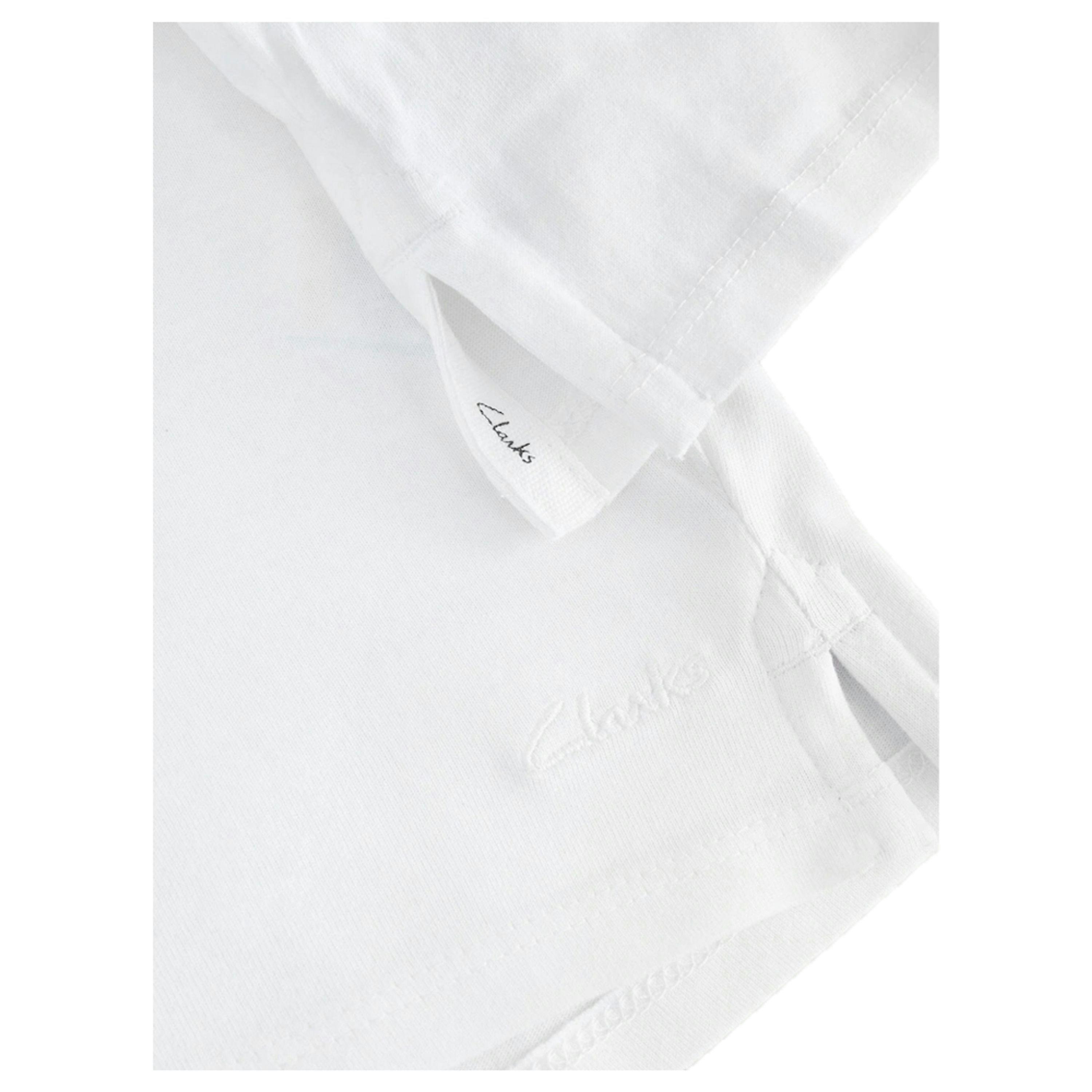 Clarks Childrens/Kids Cotton Sports T-Shirt (Pack of 5) — White