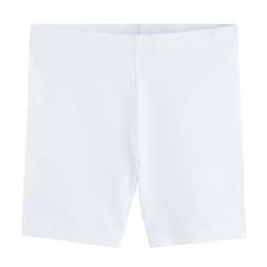 Clarks Girls Jersey Embroidered Logo Cycling Shorts (Pack of 3) — White 3
