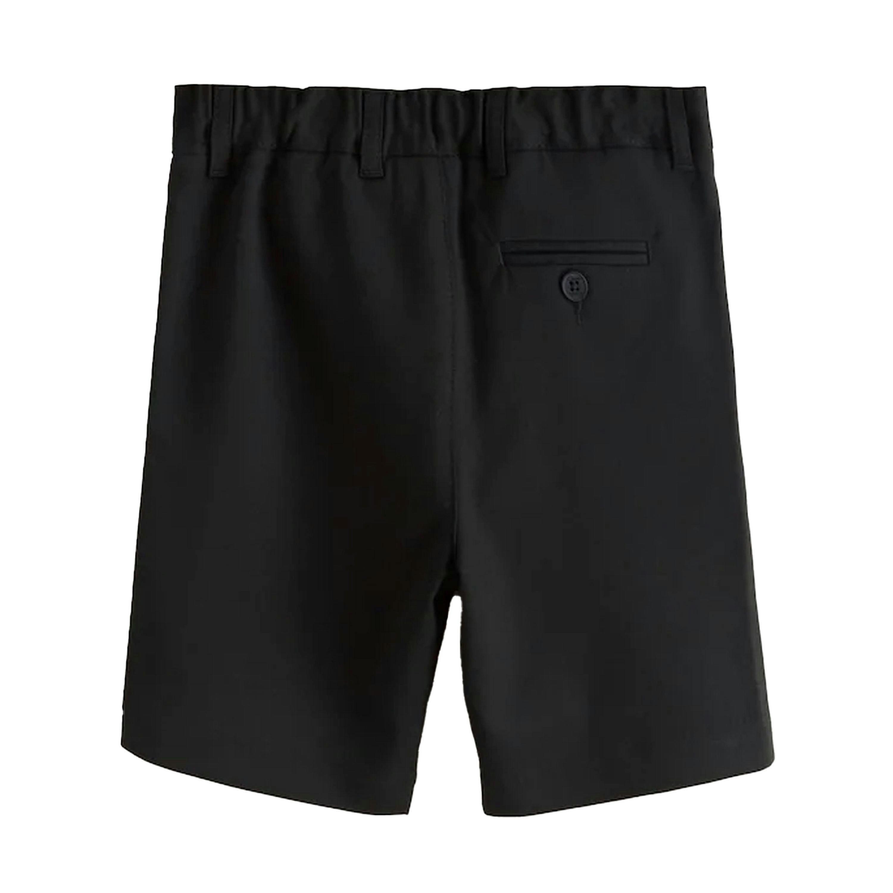 Clarks Boys Regular School Shorts (Pack of 3) — Black