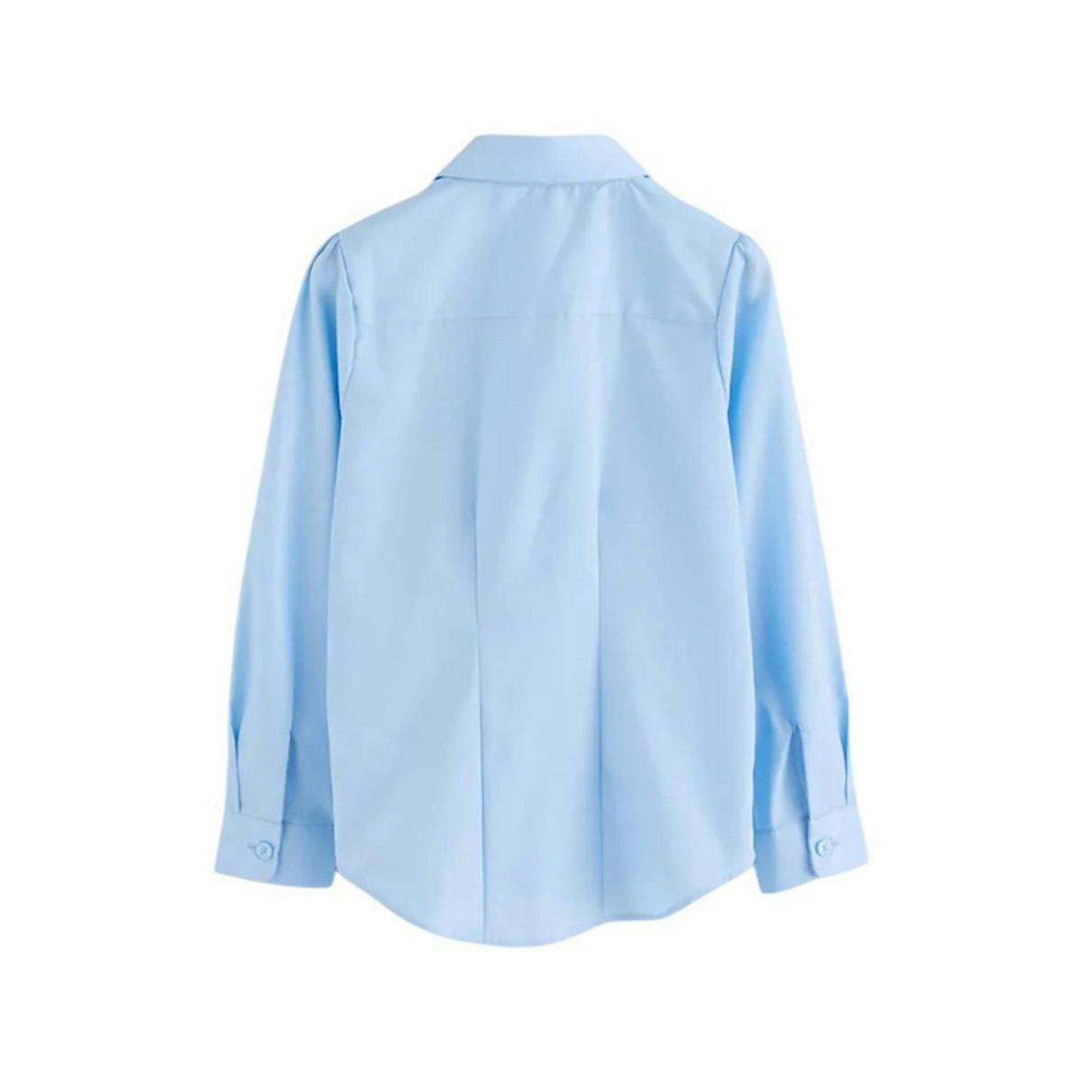 Clarks Girls Frill Trim Short-Sleeved School Shirt (Pack of 3) — 