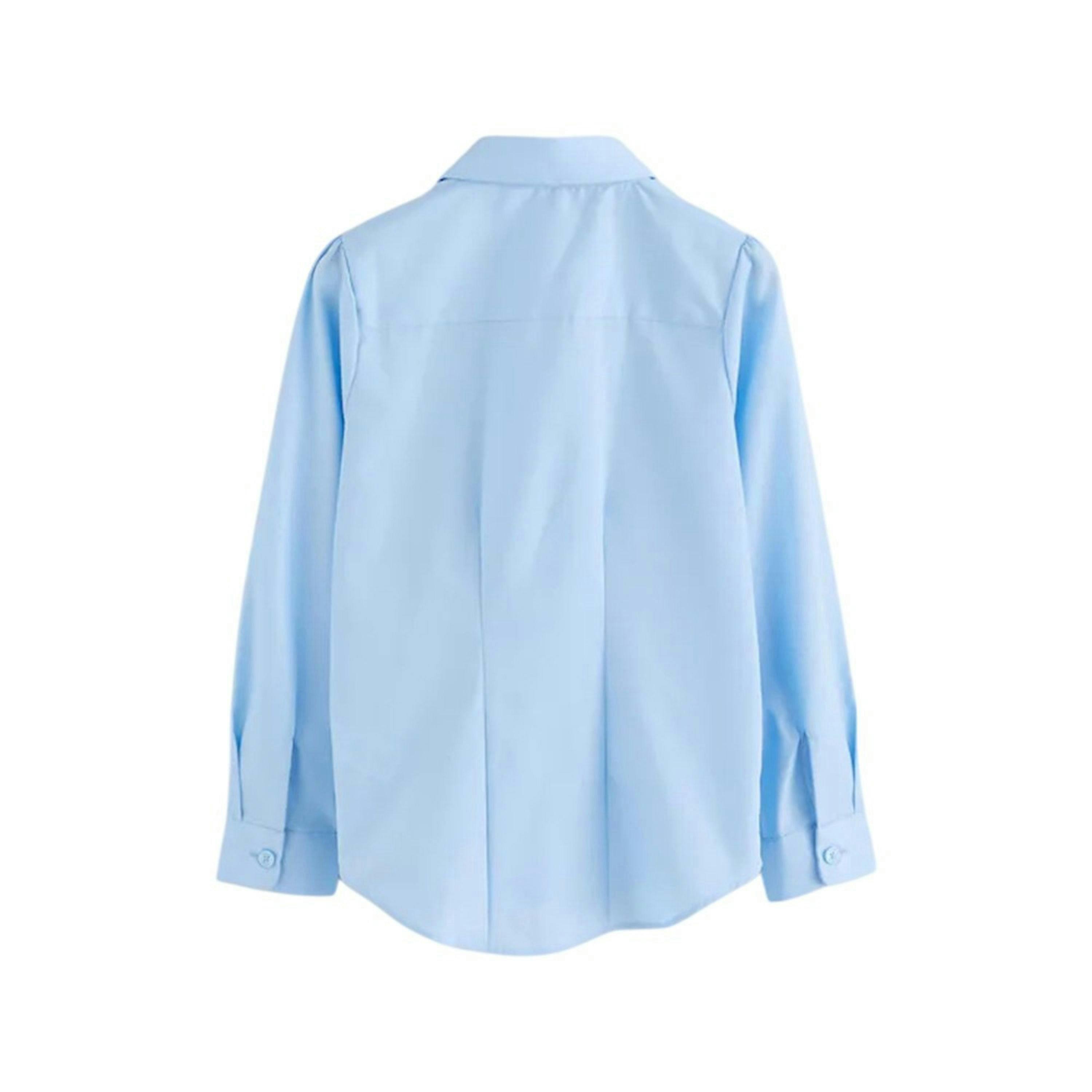 Clarks Girls Frill Trim Short-Sleeved School Shirt (Pack of 3) — 