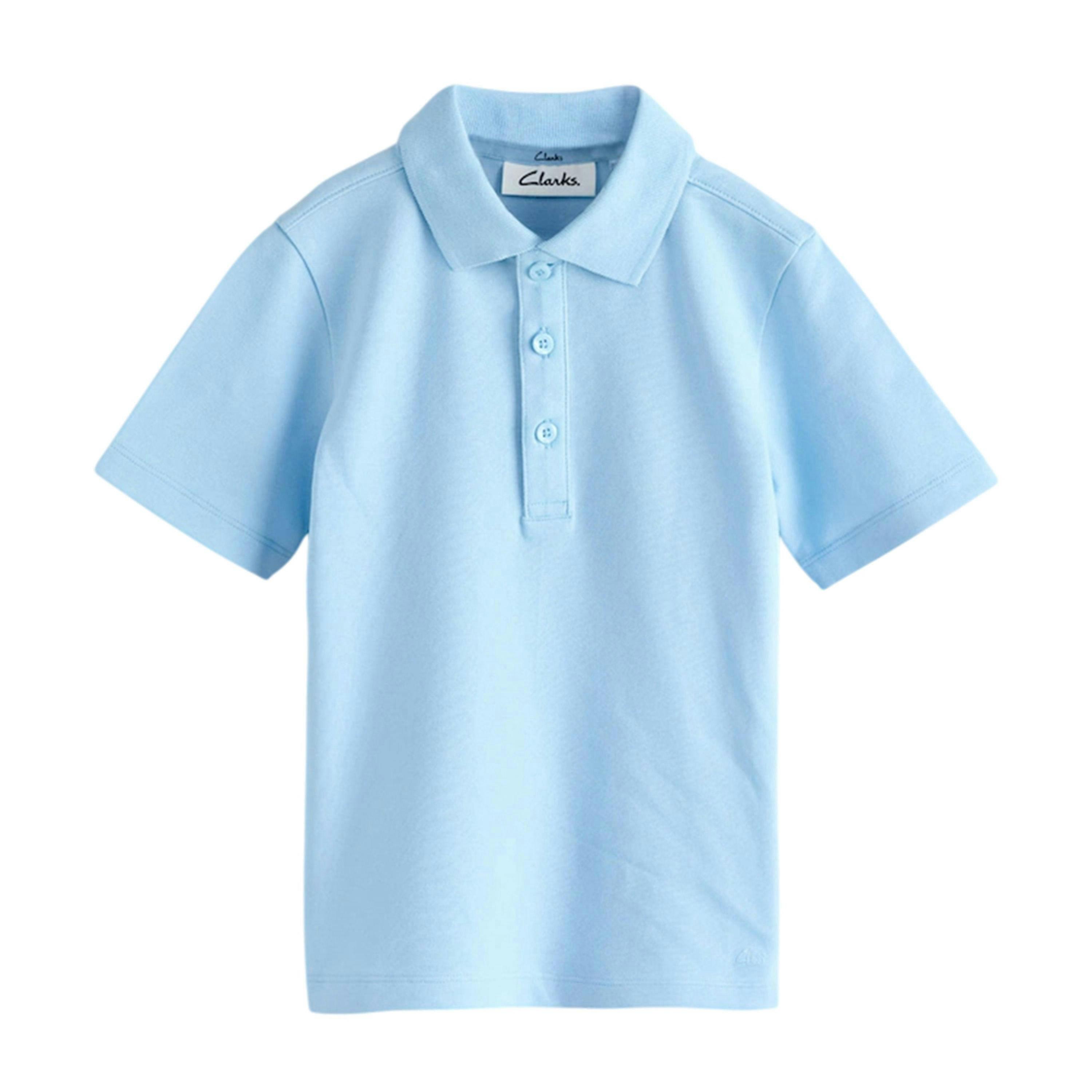 Clarks Boys Short-Sleeved School Polo Shirt (Pack of 3) , view 2 of 4