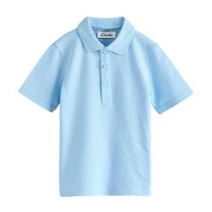 Clarks Boys Short-Sleeved School Polo Shirt (Pack of 3) — White 2