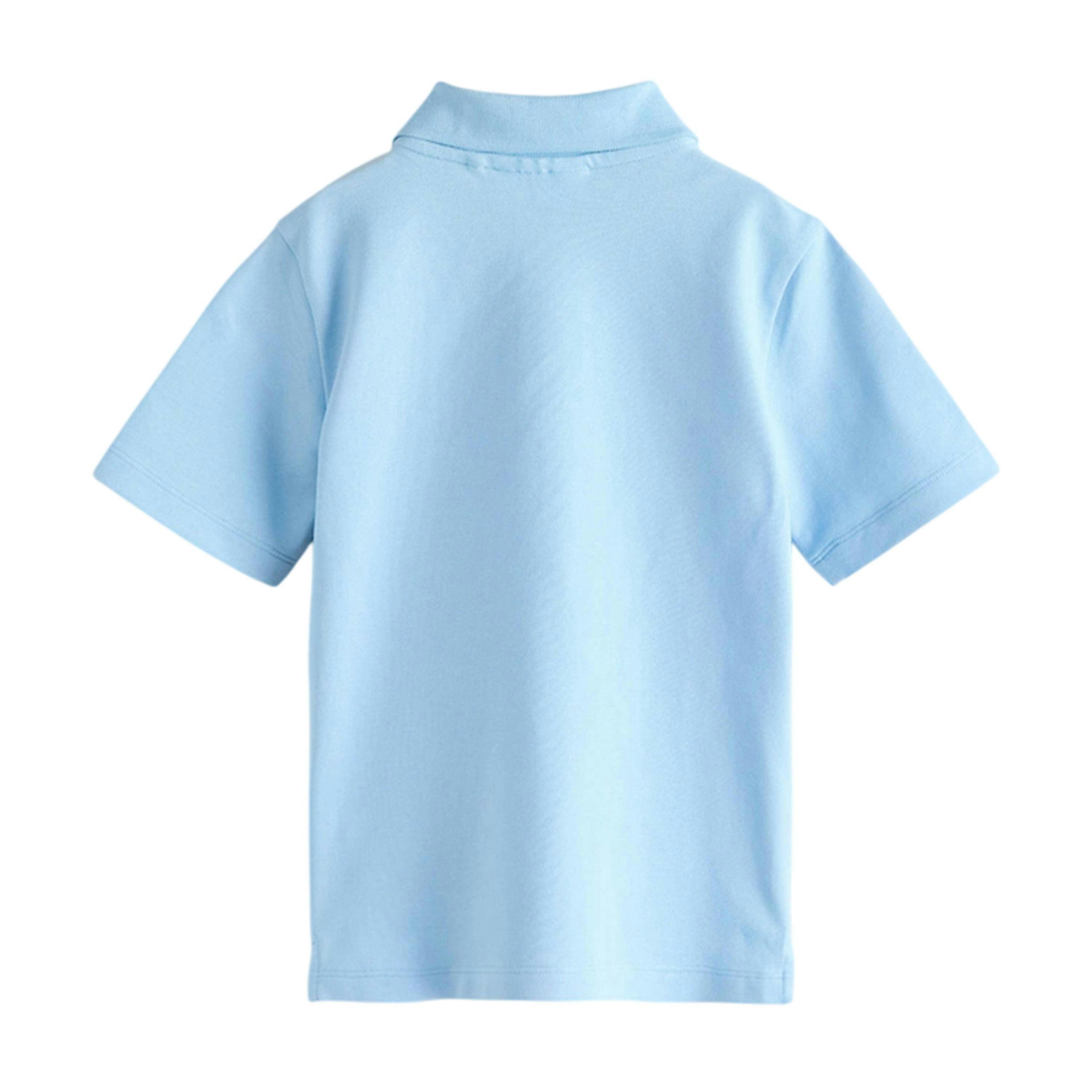 Clarks Boys Short-Sleeved School Polo Shirt (Pack of 3) , view 3 of 4