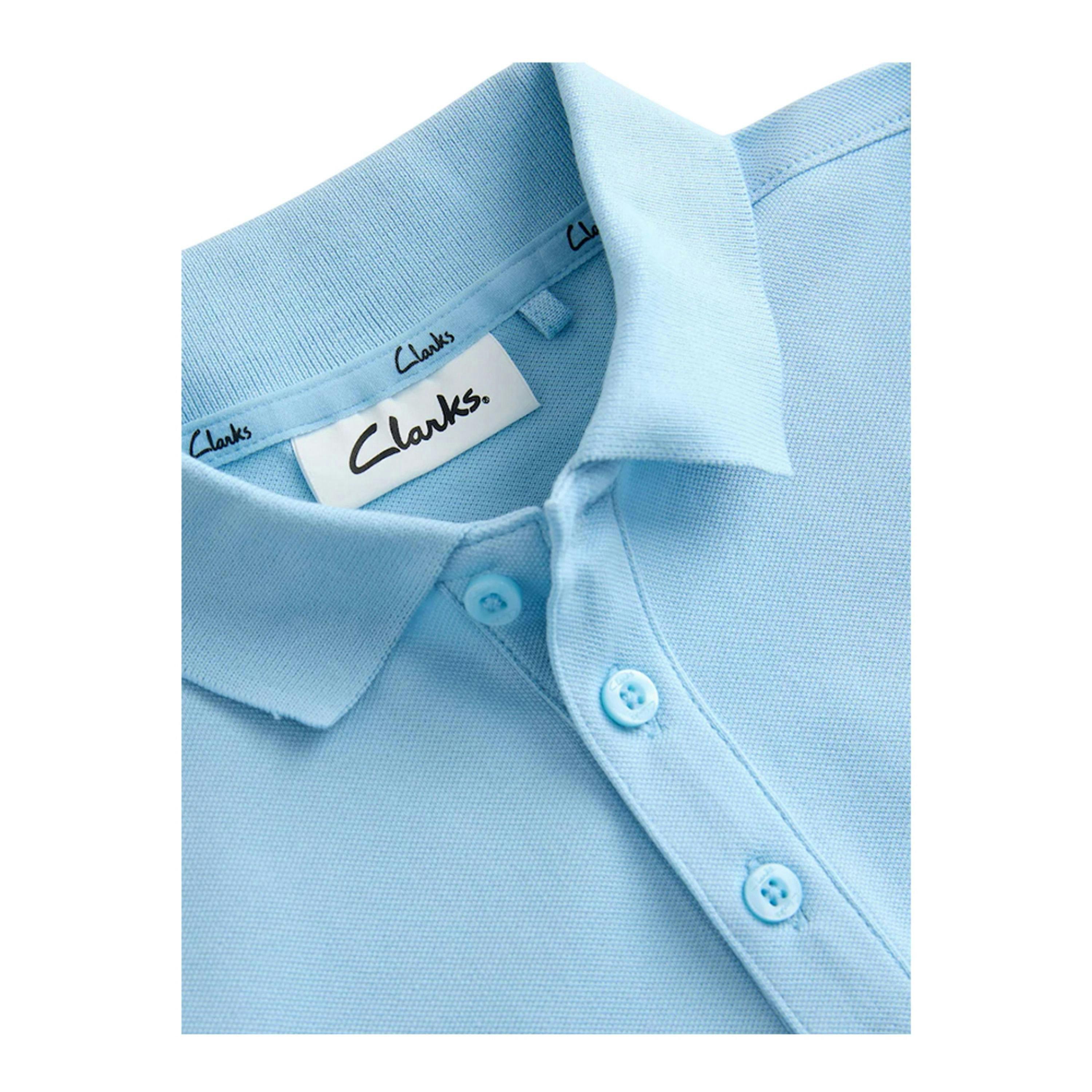 Clarks Boys Short-Sleeved School Polo Shirt (Pack of 3) , view 4 of 4