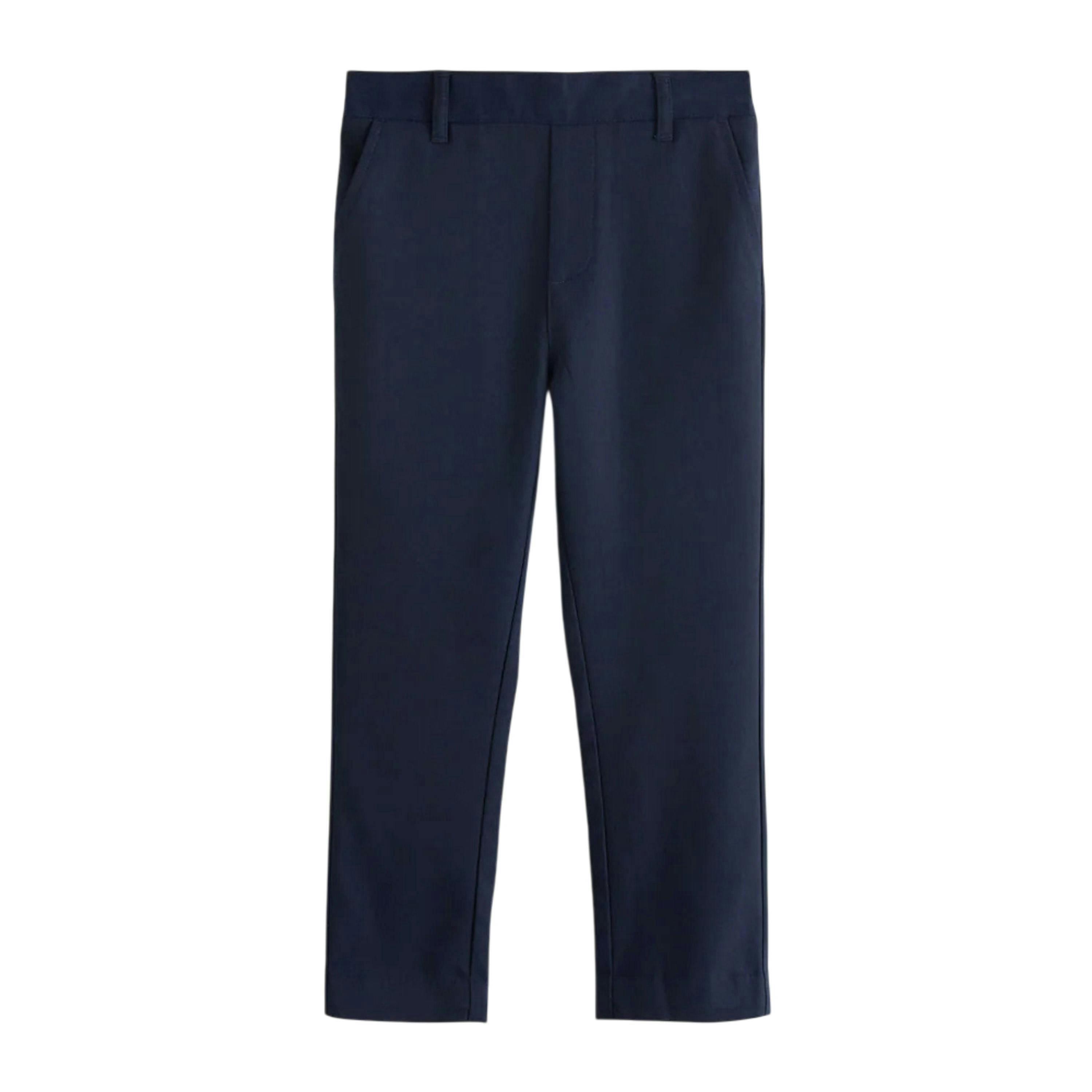 Clarks Boys Plain Regular Trousers (Pack of 2) — Black/Blue
