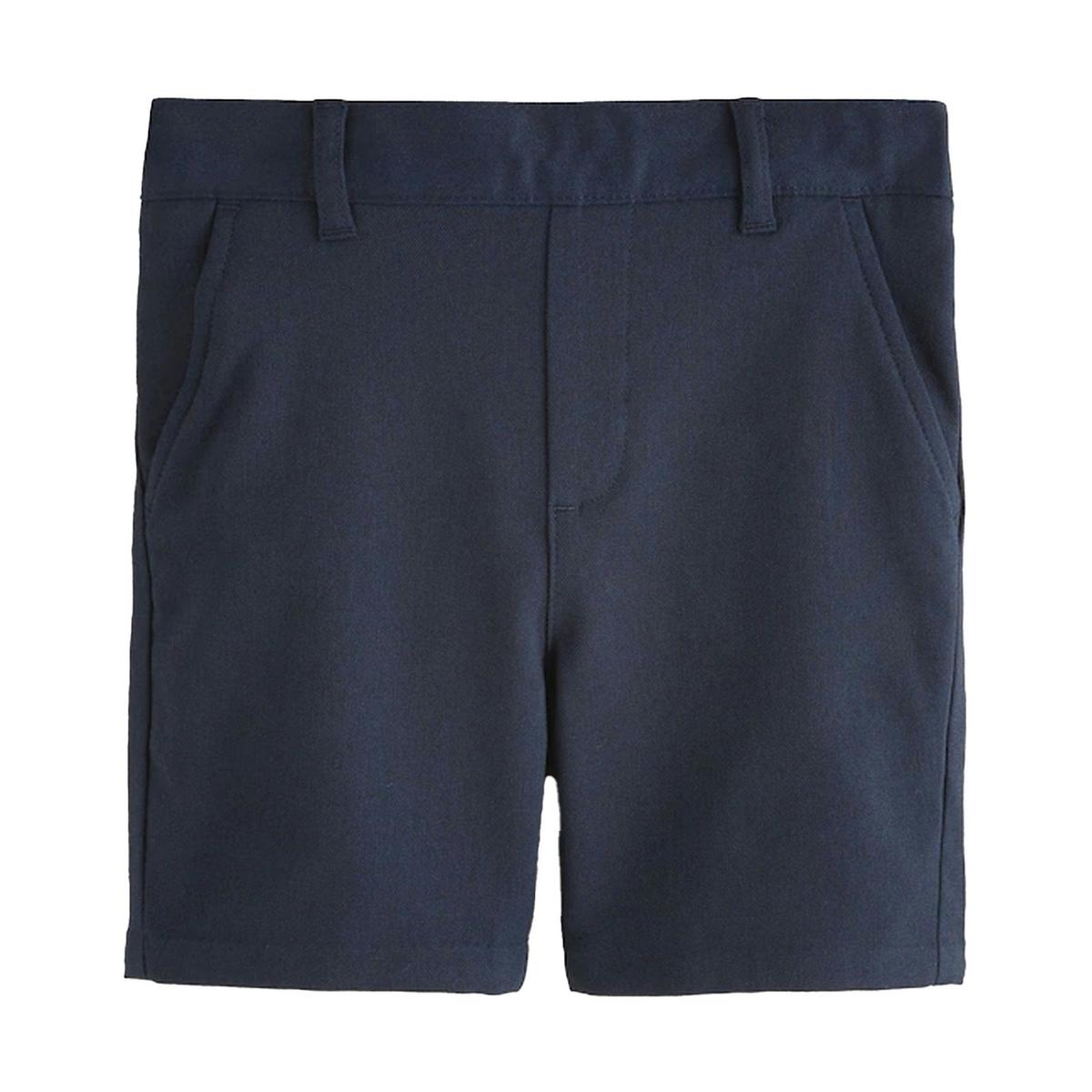 Clarks Boys Plain Regular School Shorts (Pack of 3) — Blue