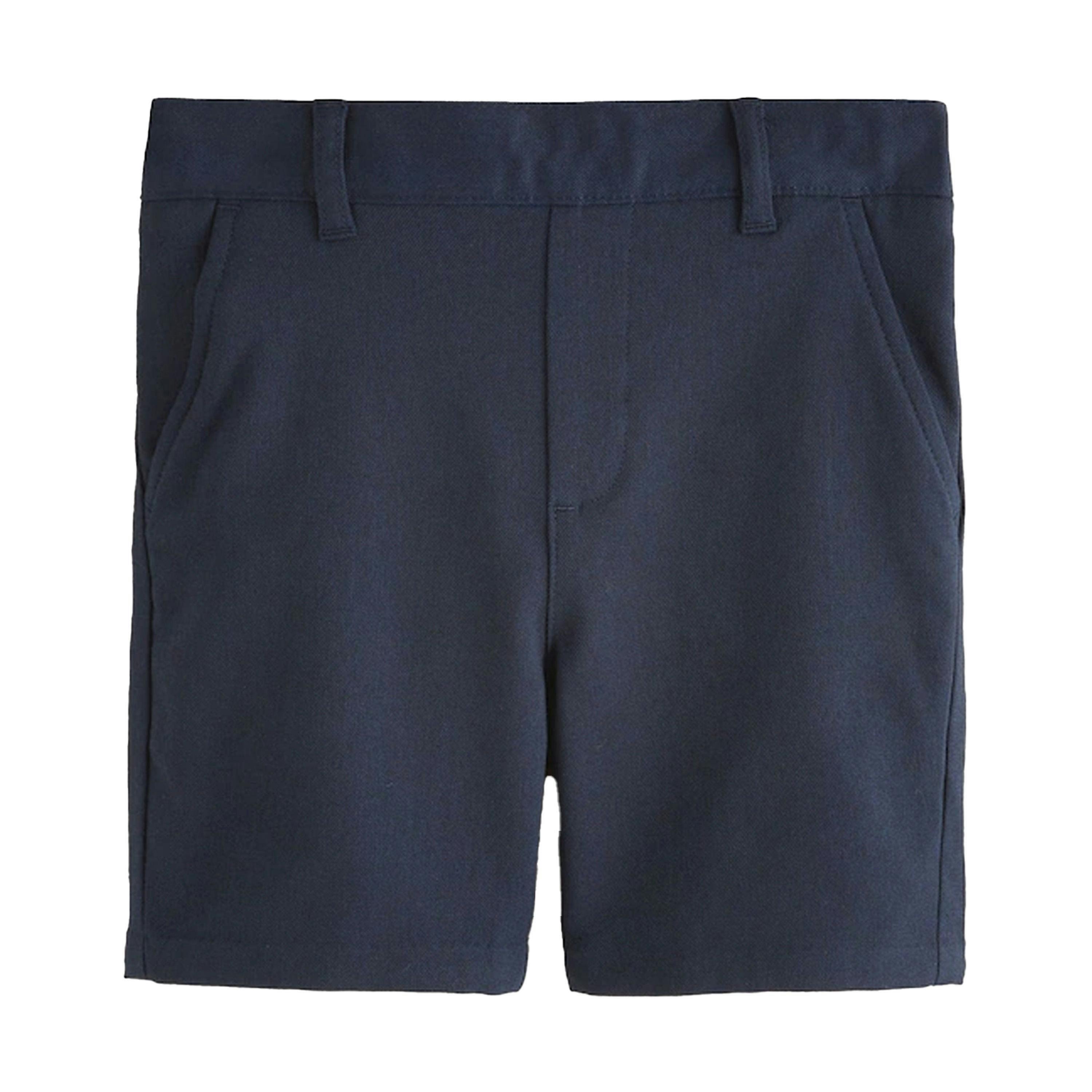 Clarks Boys Plain Regular School Shorts (Pack of 3) — Blue