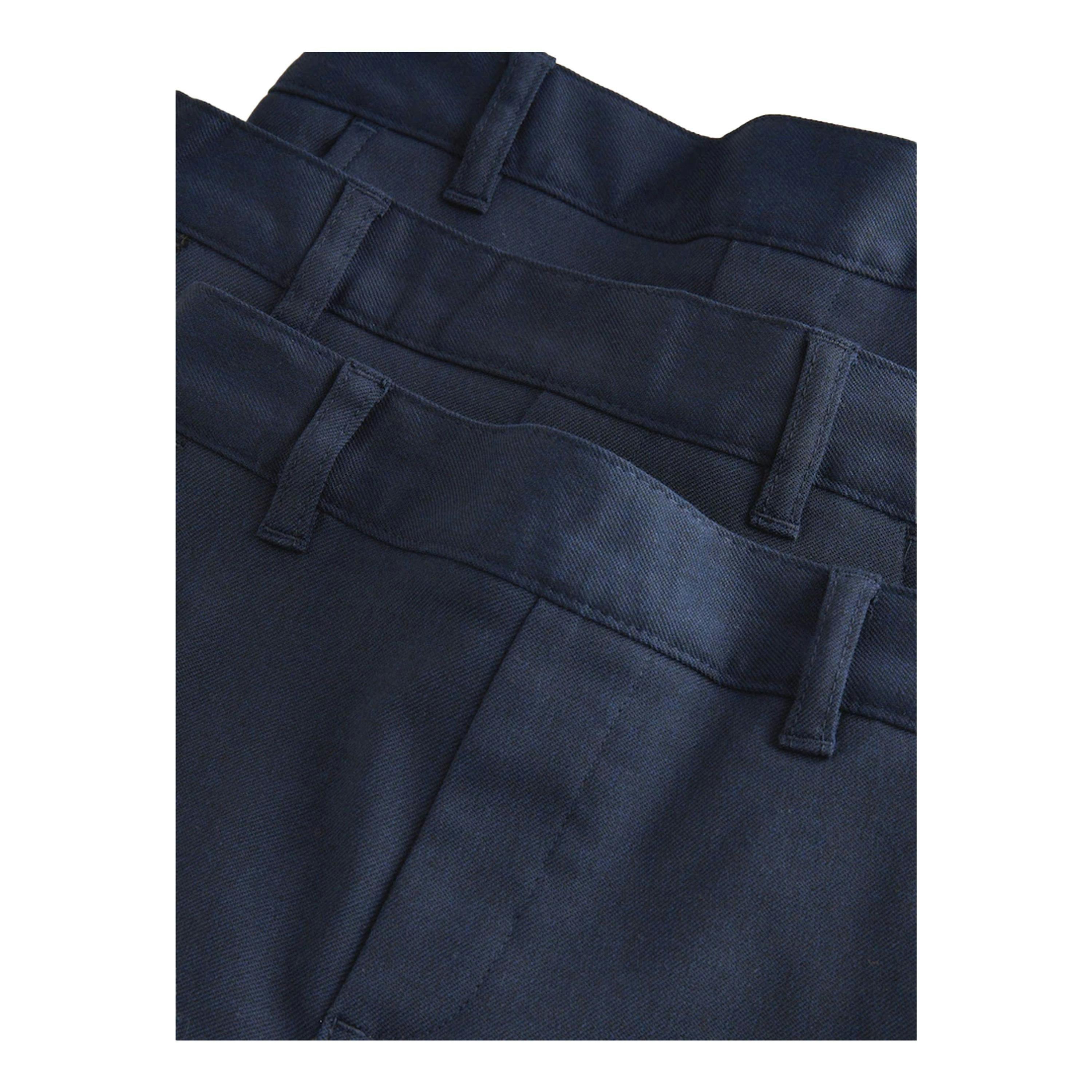 Clarks Boys Plain Regular School Shorts (Pack of 3) — Blue