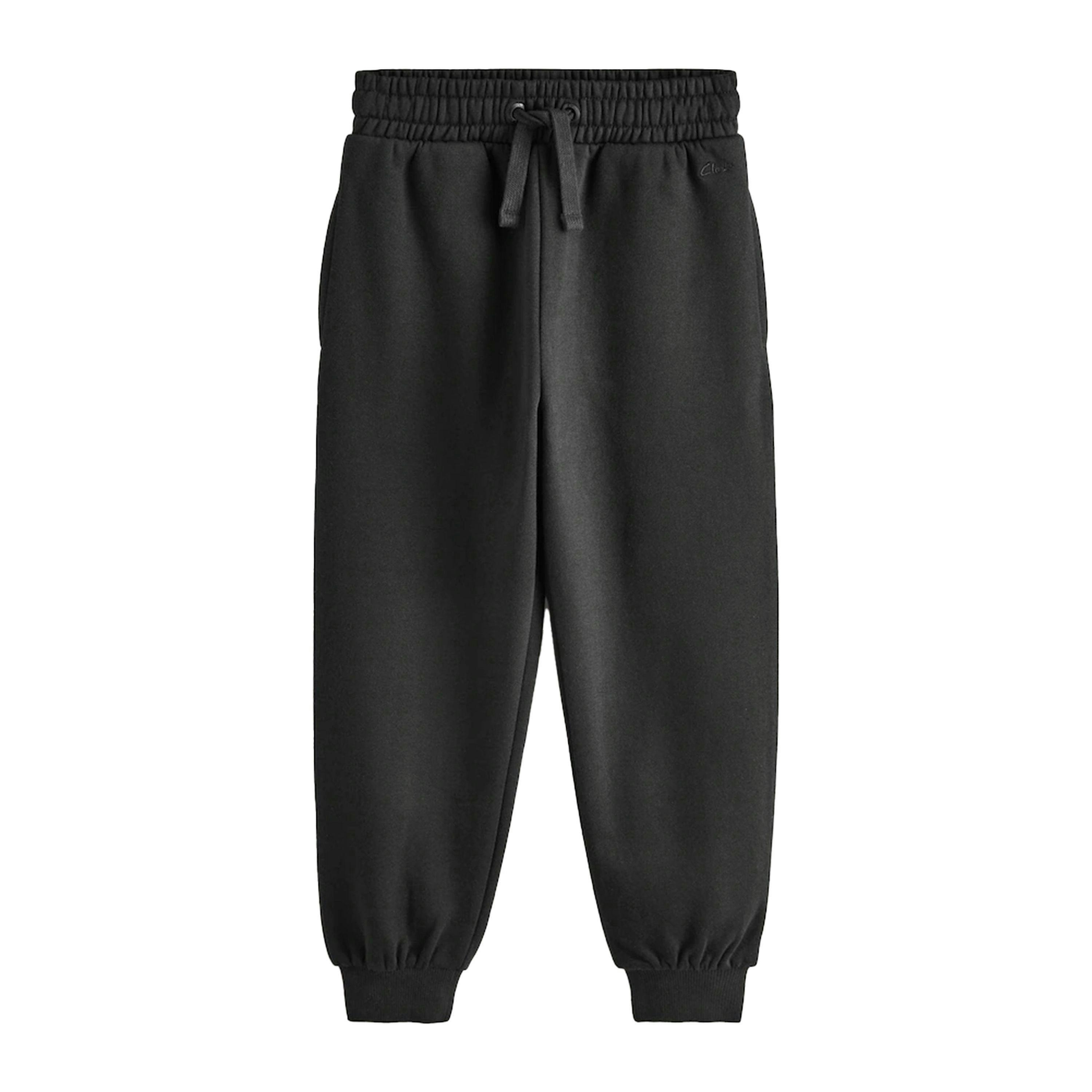 Clarks Boys Cotton Blend Jogging Bottoms (Pack of 2) — Black