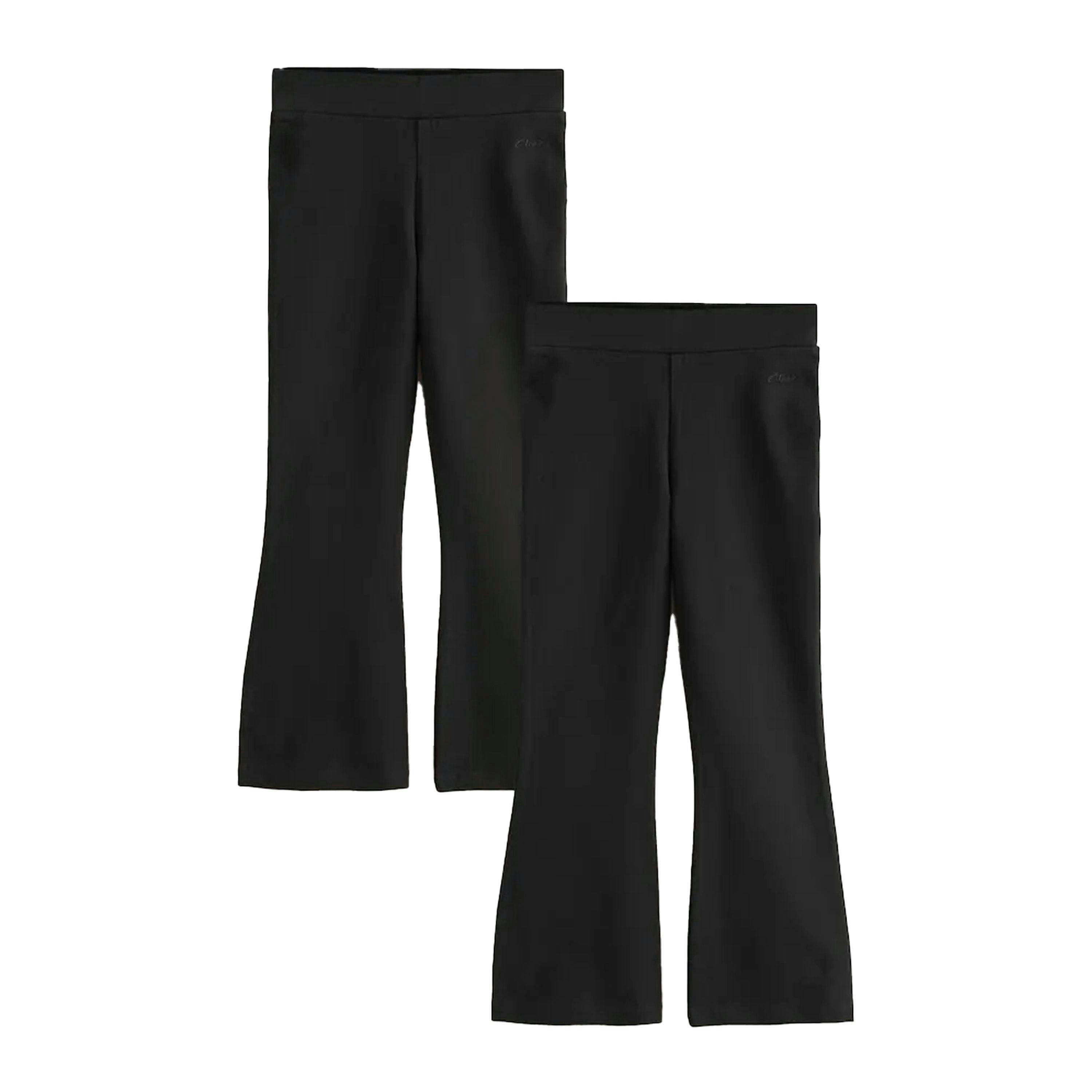 Clarks Girls Flared Leggings (Pack of 2) , view 1 of 4
