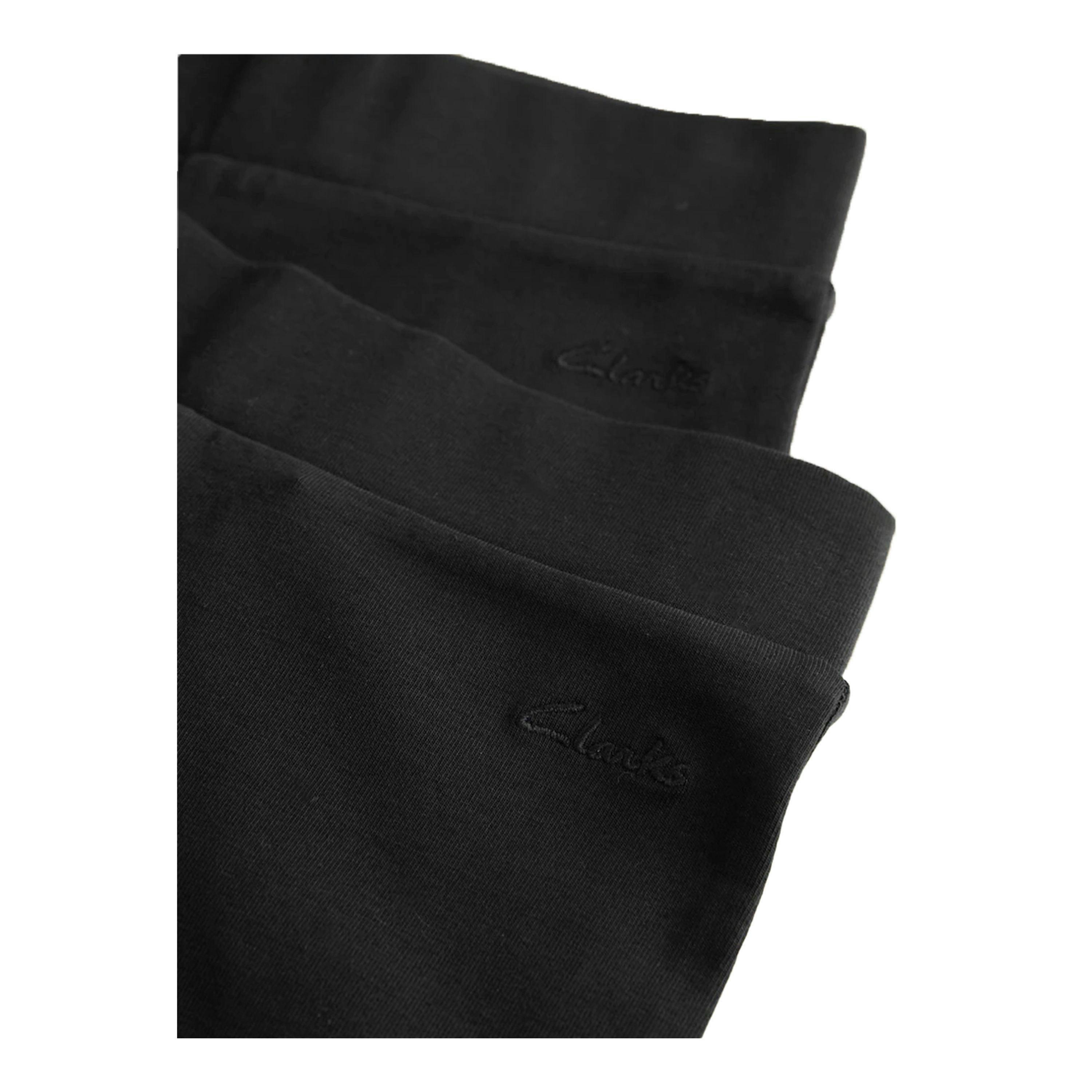 Clarks Girls Flared Leggings (Pack of 2) — Black