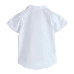 Clarks Girls Revere Collar Short-Sleeved School Shirt (Pack of 3) — White 2