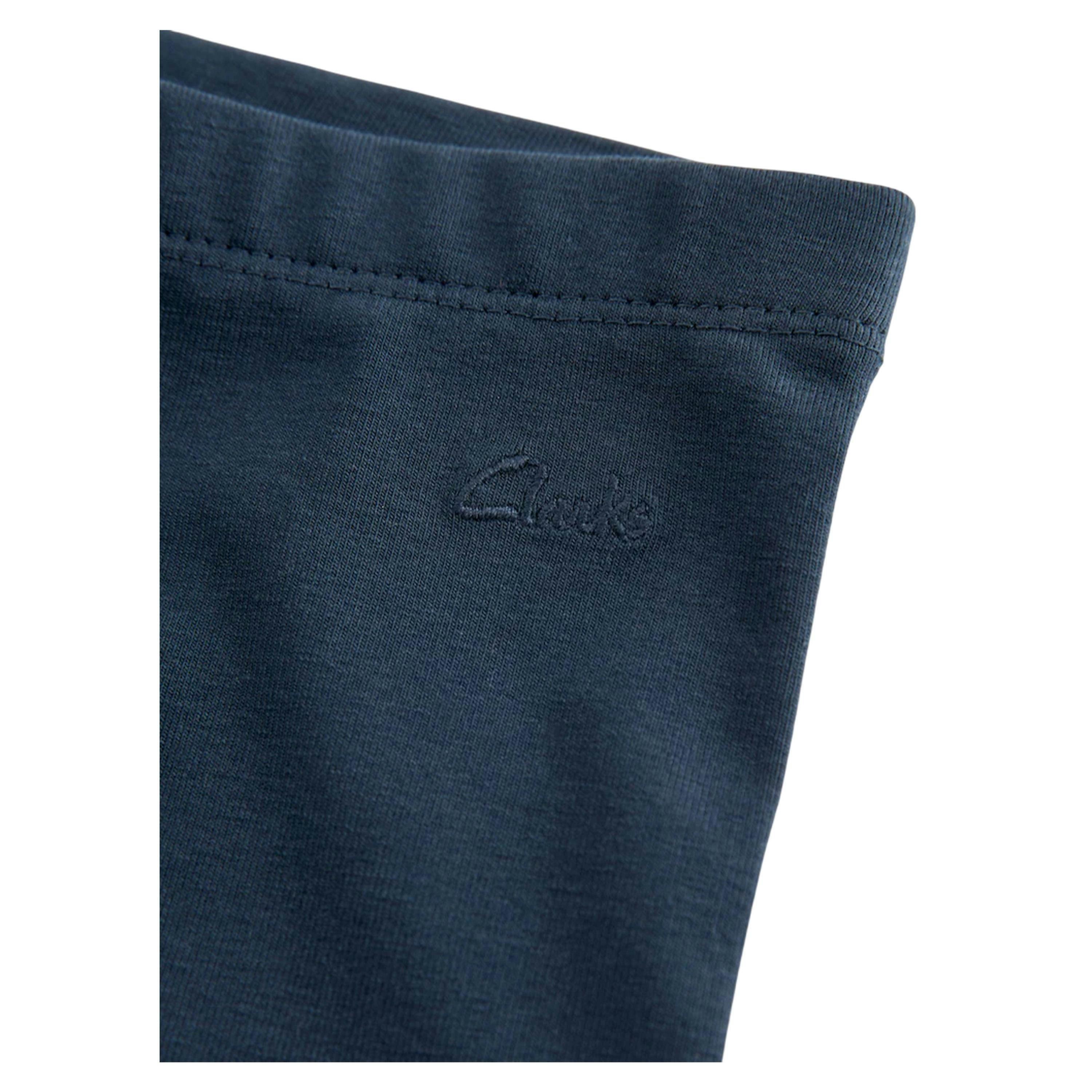 Clarks Girls Jersey Embroidered Logo Cycling Shorts (Pack of 3) — Blue