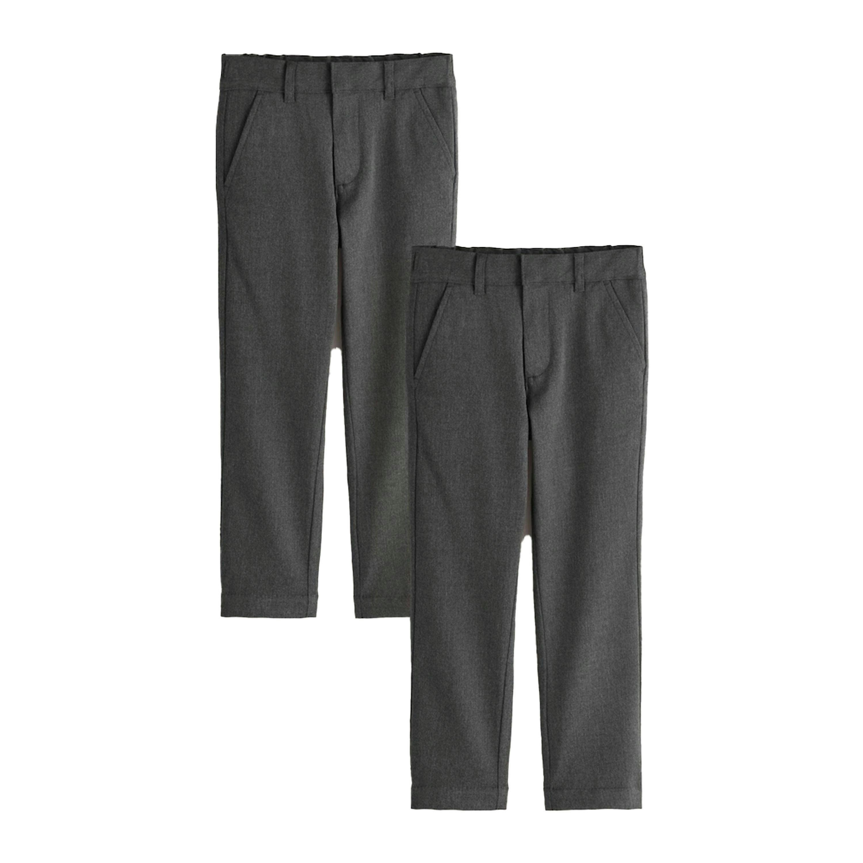 Clarks Boys Slim School Trousers (Pack of 2) , view 1 of 3