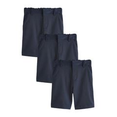 Clarks Boys Regular School Shorts (Pack of 3) — Blue 1