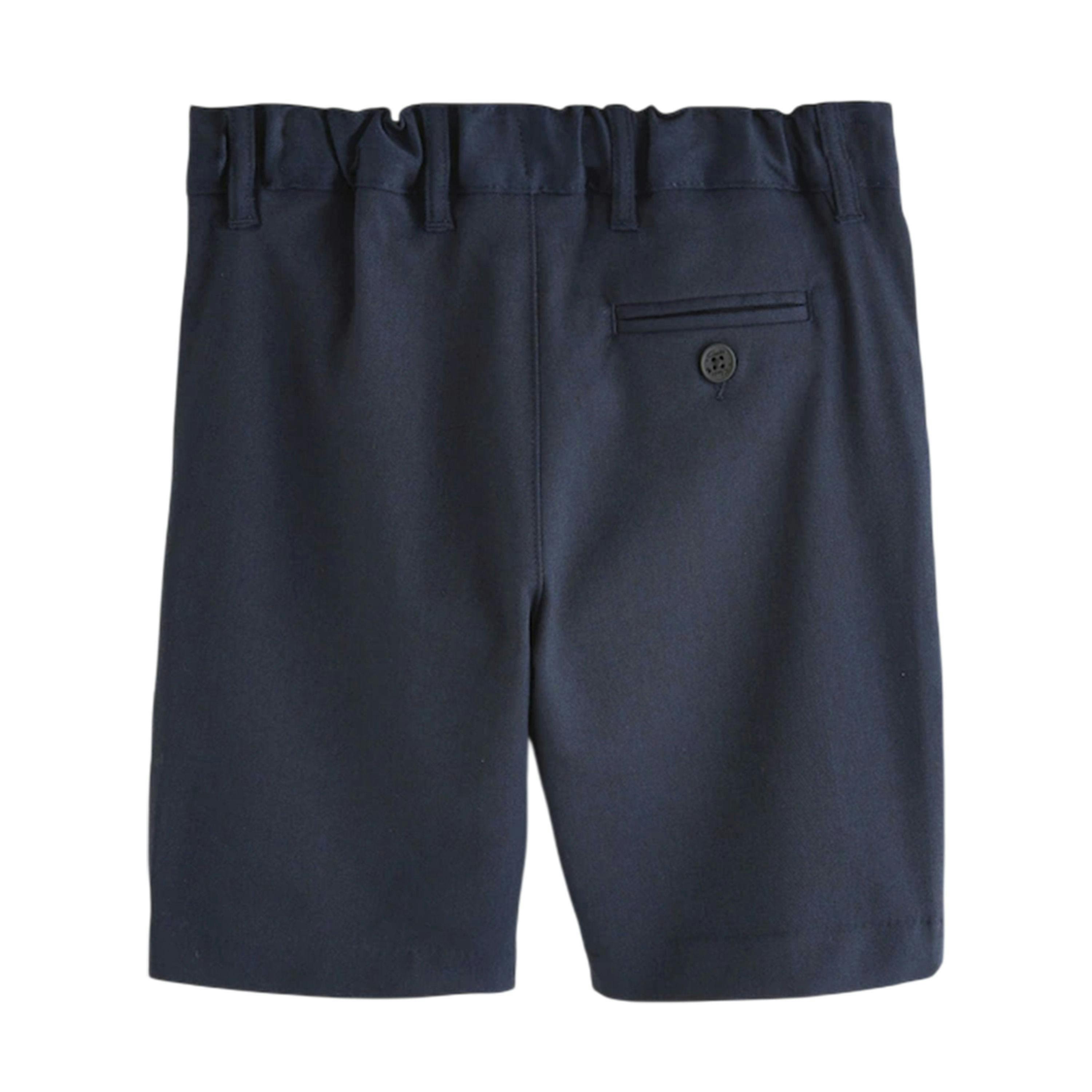 Clarks Boys Regular School Shorts (Pack of 3) — Blue