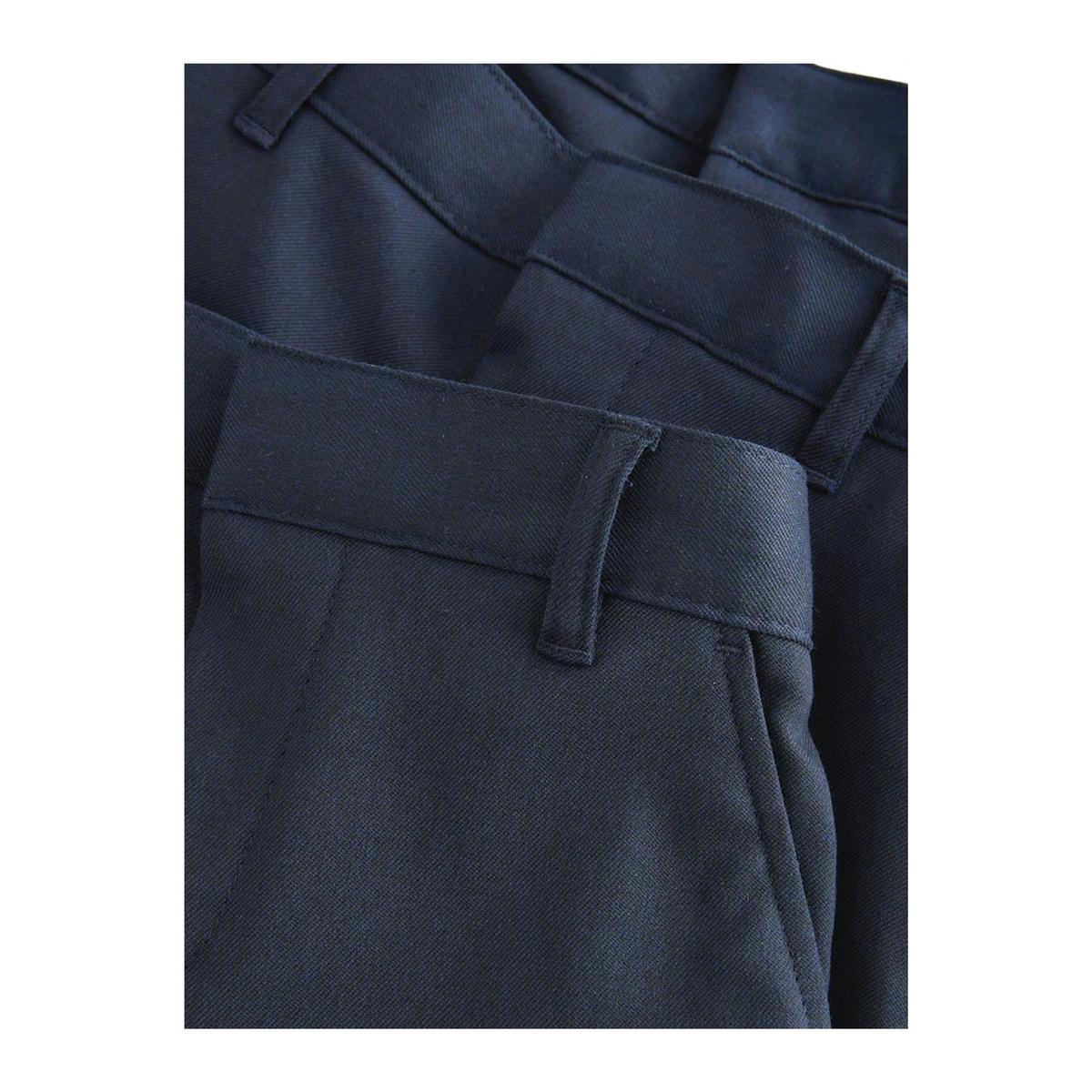 Clarks Boys Regular School Shorts (Pack of 3) — Blue