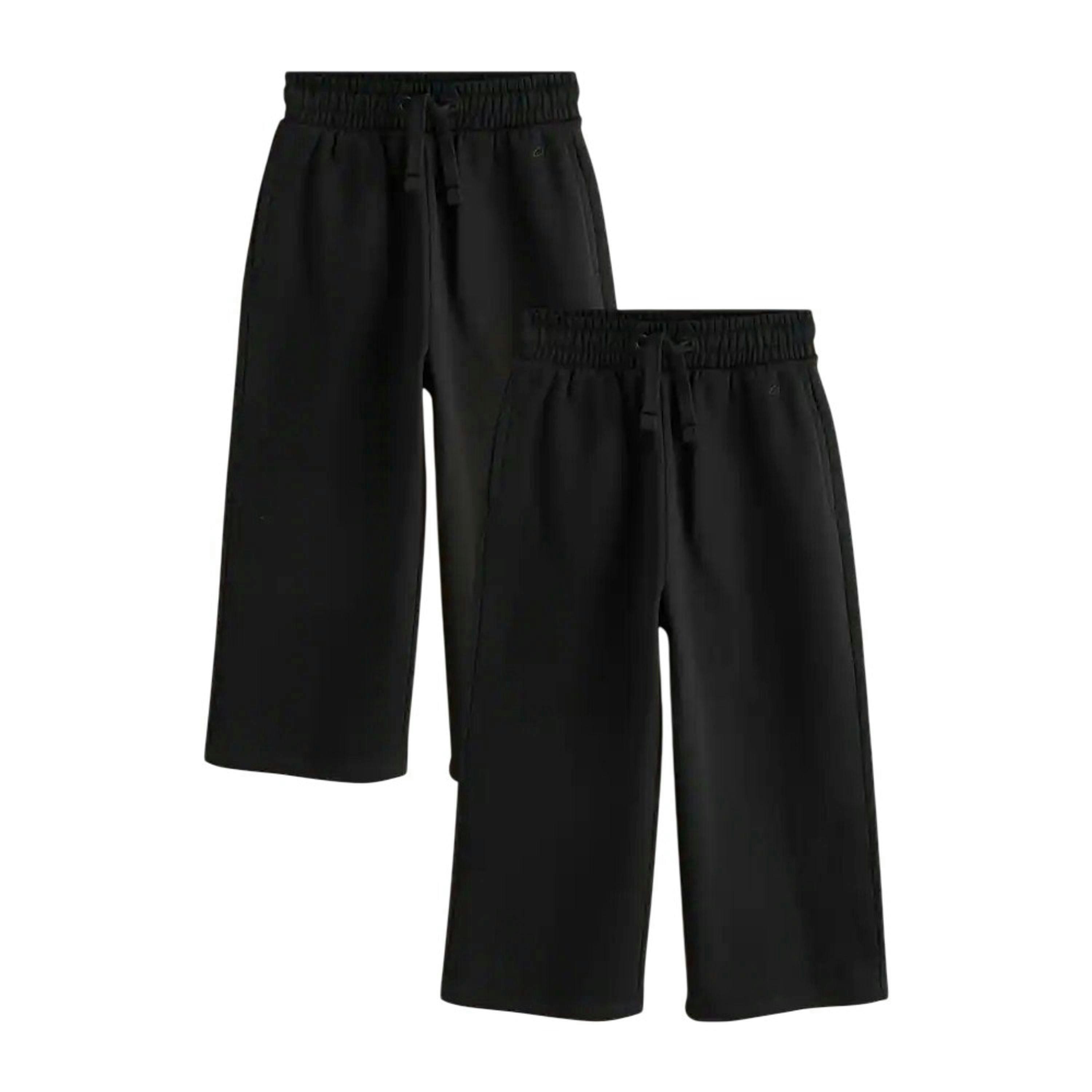 Clarks Girls Wide Leg Jogging Bottoms (Pack of 2) , view 1 of 4