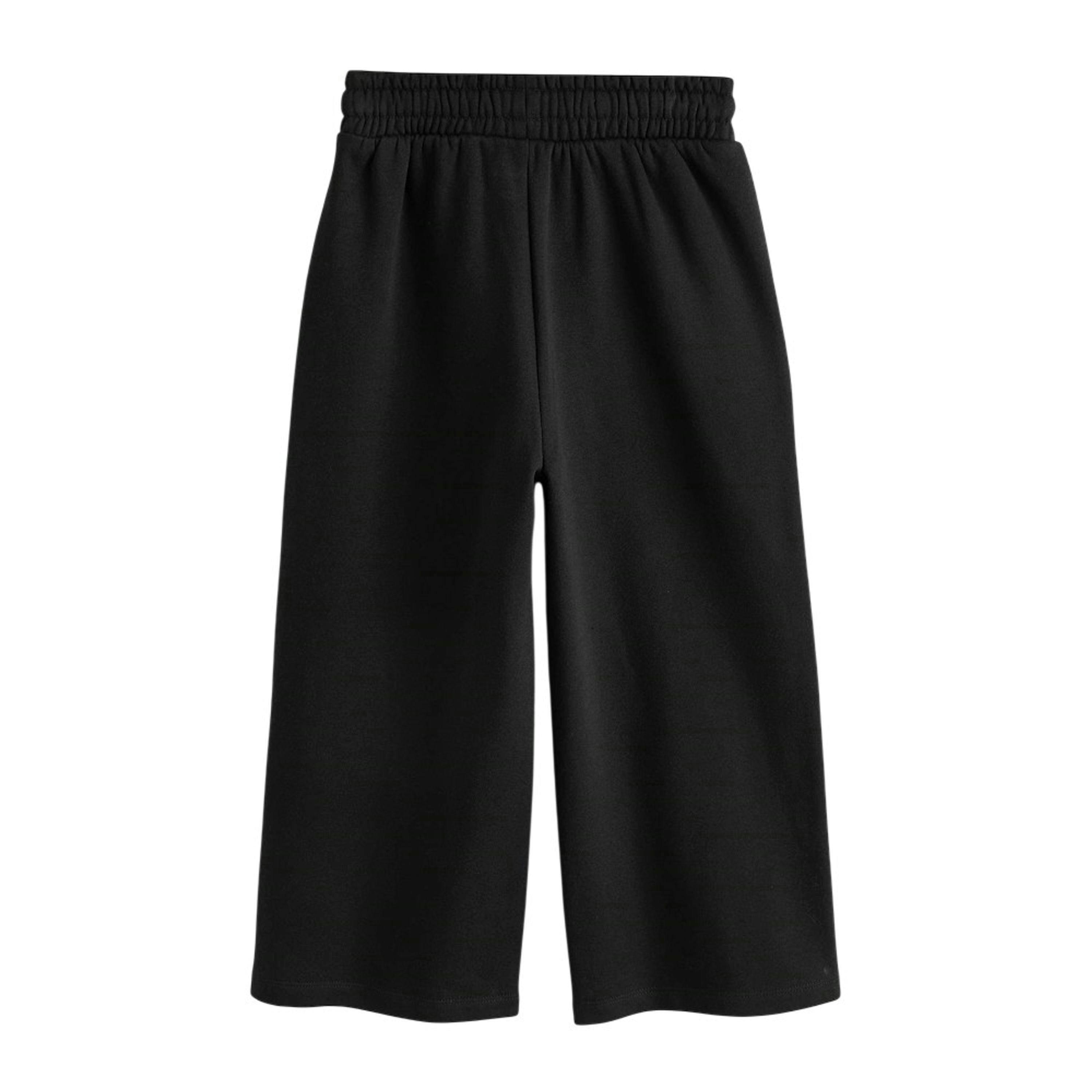 Clarks Girls Wide Leg Jogging Bottoms (Pack of 2) — Black