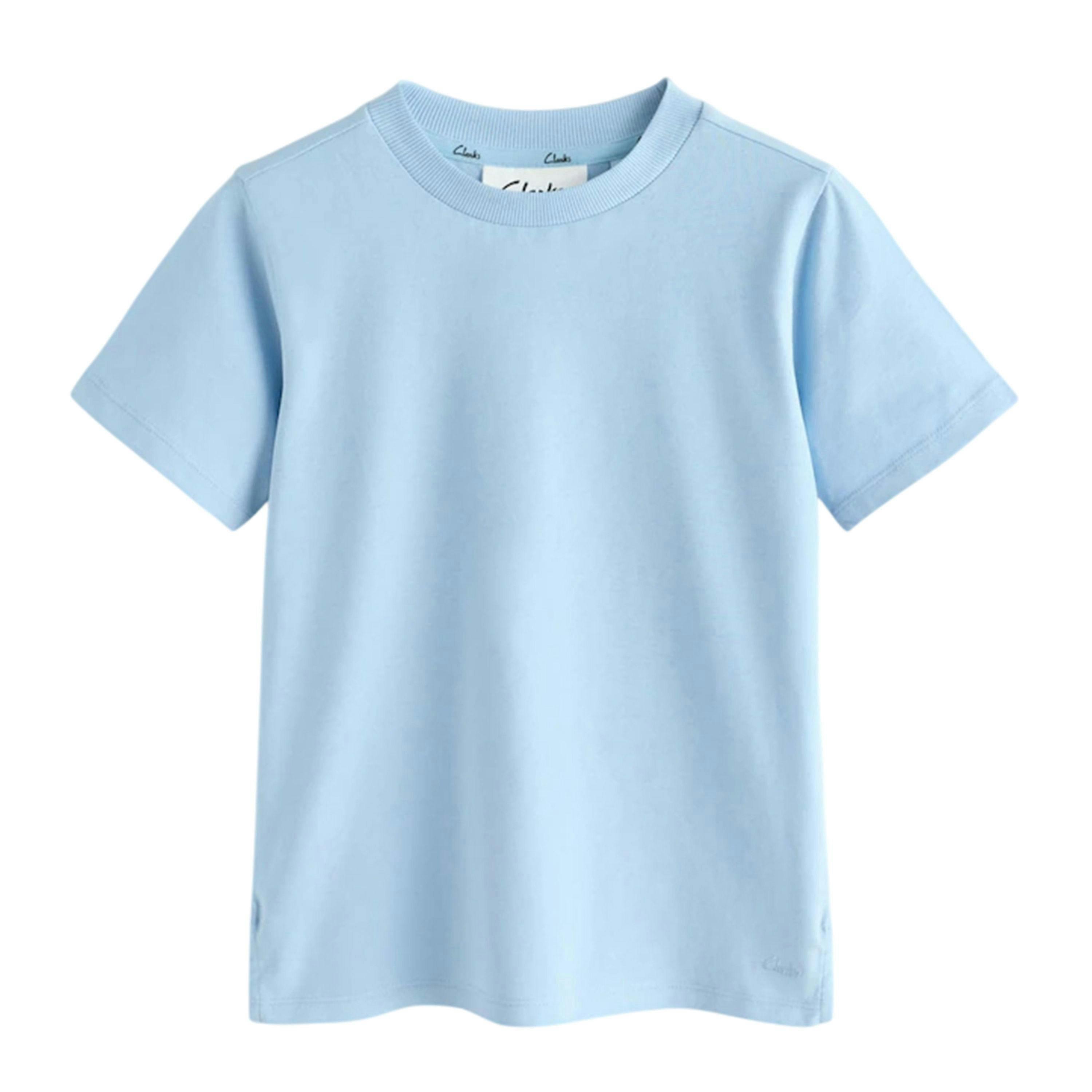 Clarks Boys Embroidered Logo Relaxed Fit T-Shirt (Pack of 3) , view 1 of 3