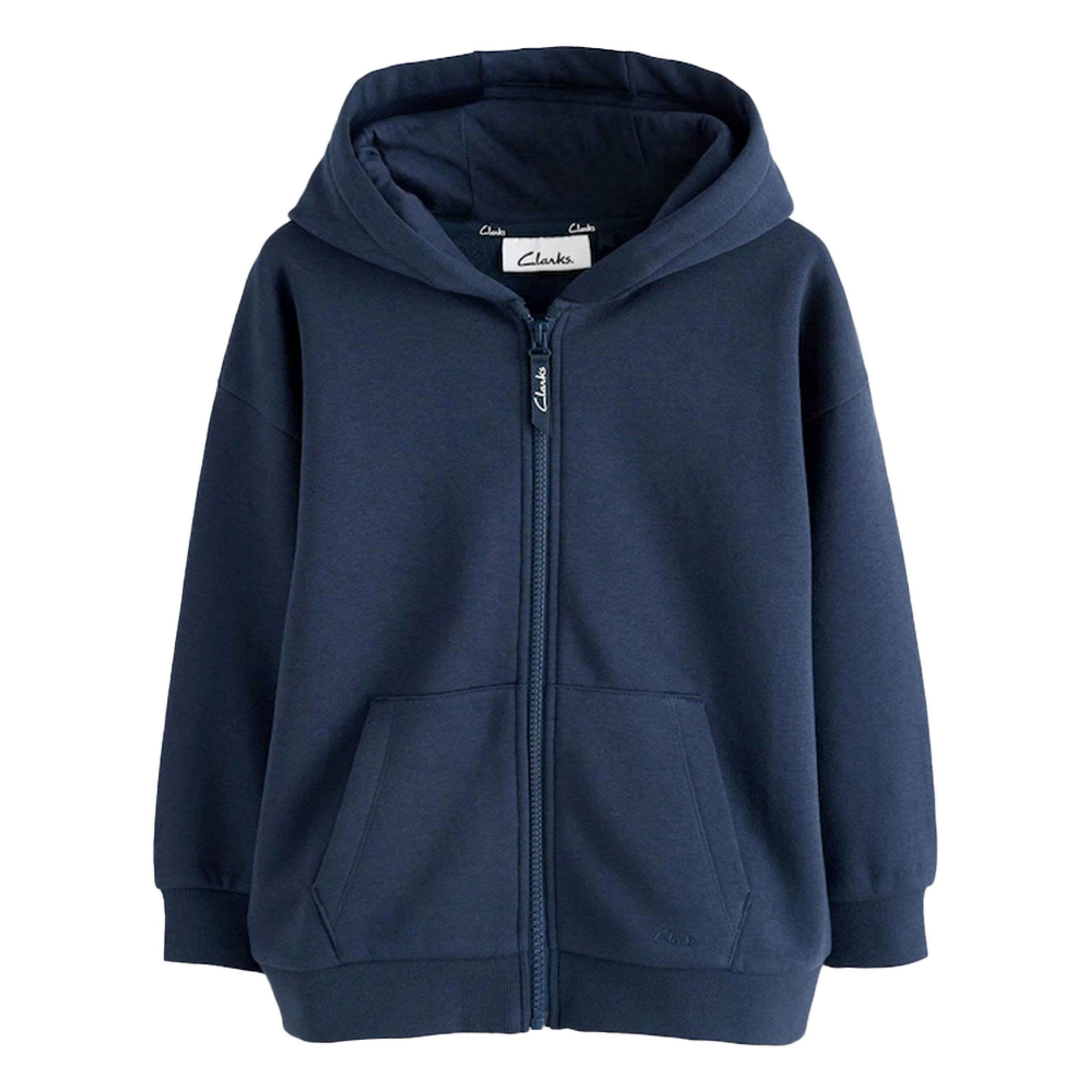 Clarks Boys Embroidered Logo Full Zip Hoodie (Pack of 2) — Green/Black/Blue