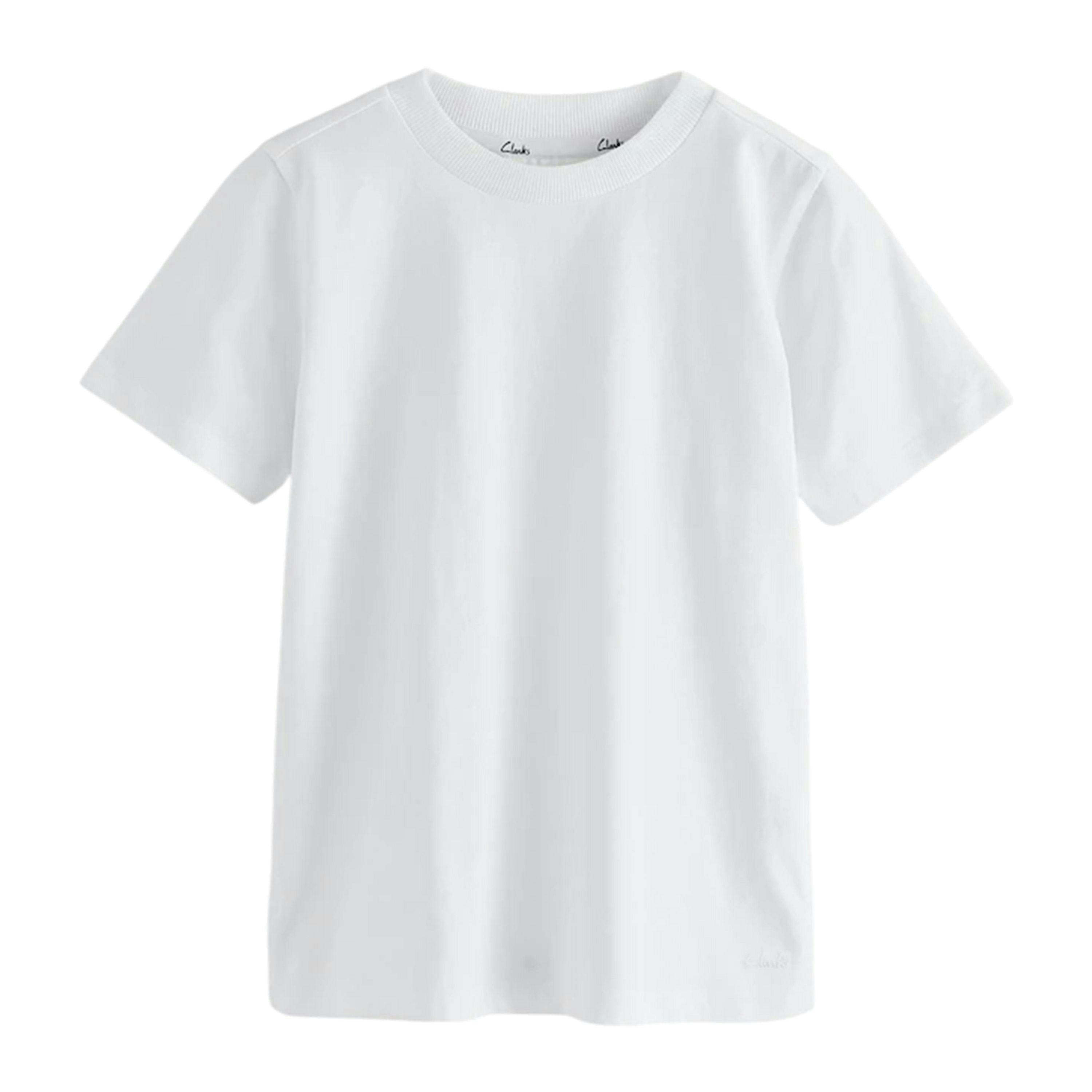 Clarks Boys Embroidered Logo Relaxed Fit T-Shirt (Pack of 3) — Black