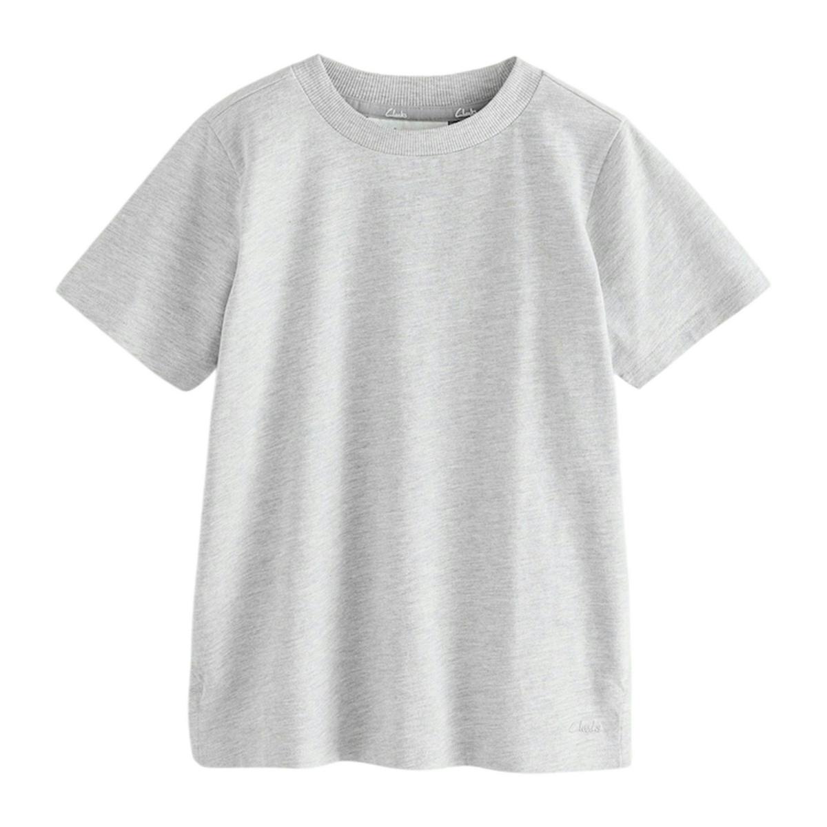 Clarks Boys Embroidered Logo Relaxed Fit T-Shirt (Pack of 3) — Black