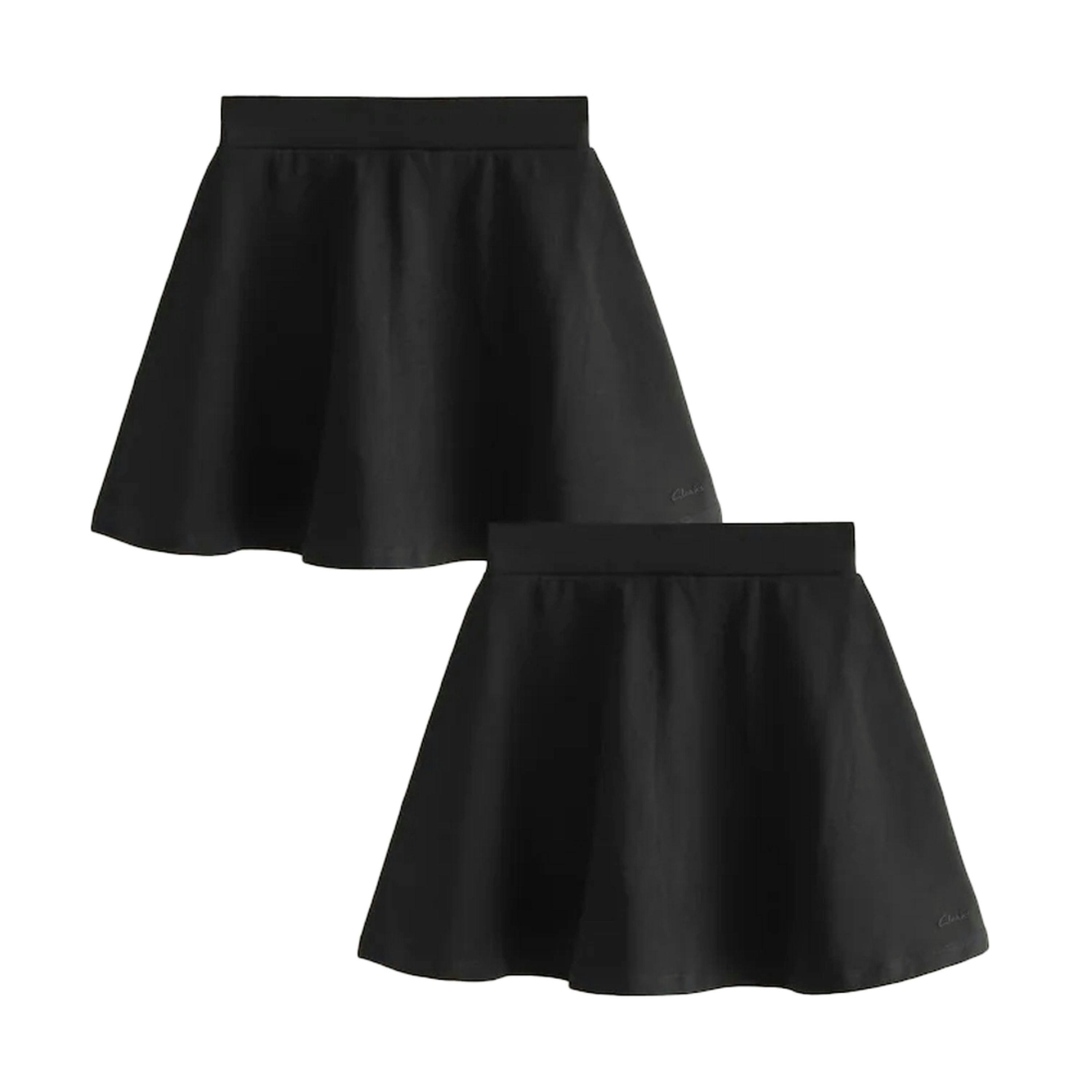 Clarks Girls Jersey Plain Skort (Pack of 2) , view 1 of 2