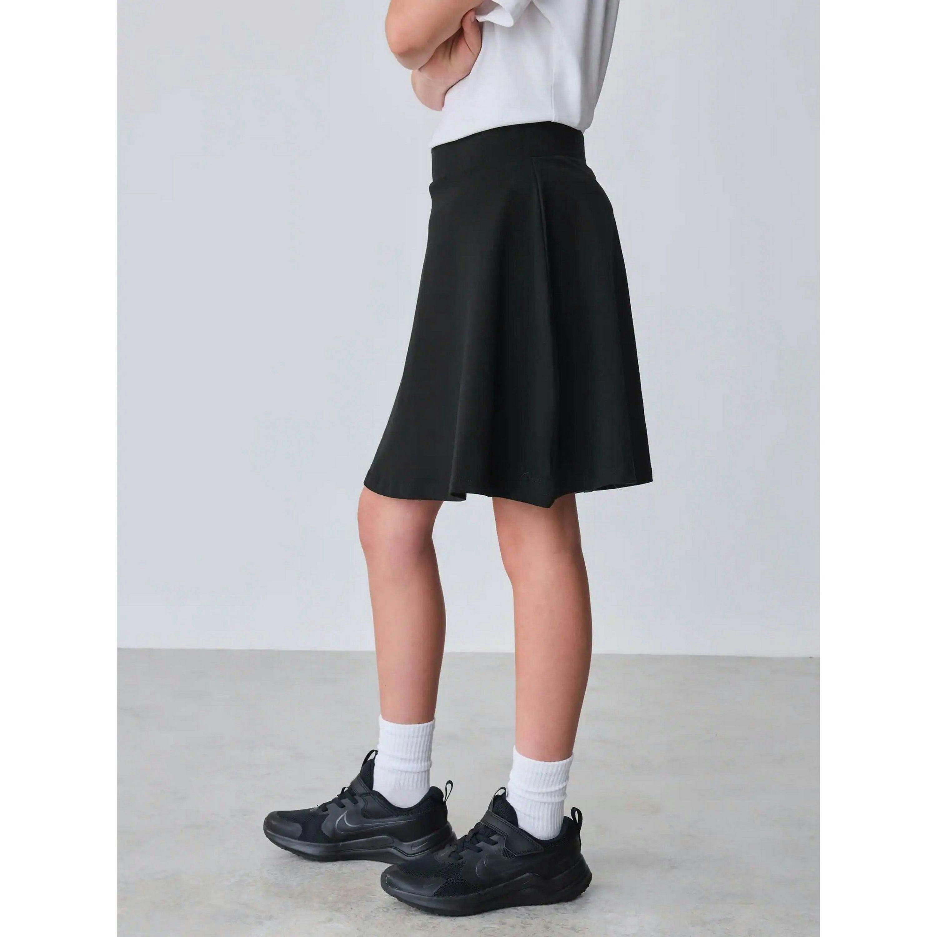 Clarks Girls Jersey Plain Skort (Pack of 2) , view 5 of 6