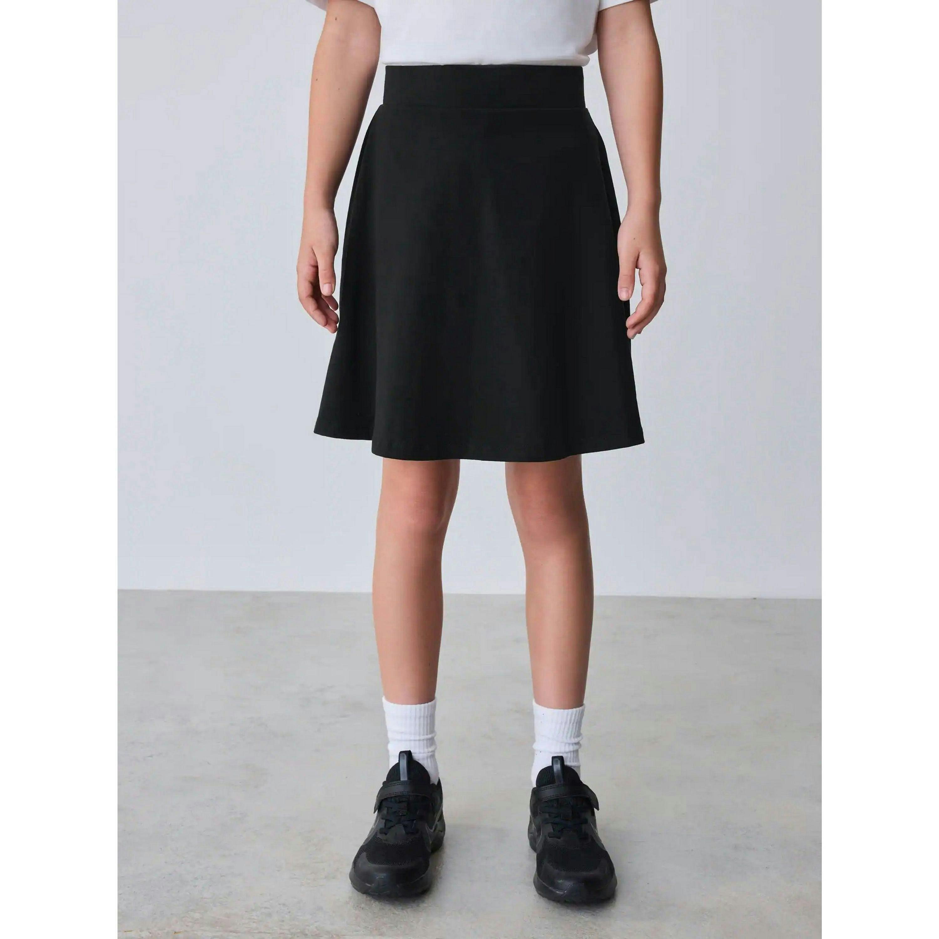 Clarks Girls Jersey Plain Skort (Pack of 2) , view 6 of 6