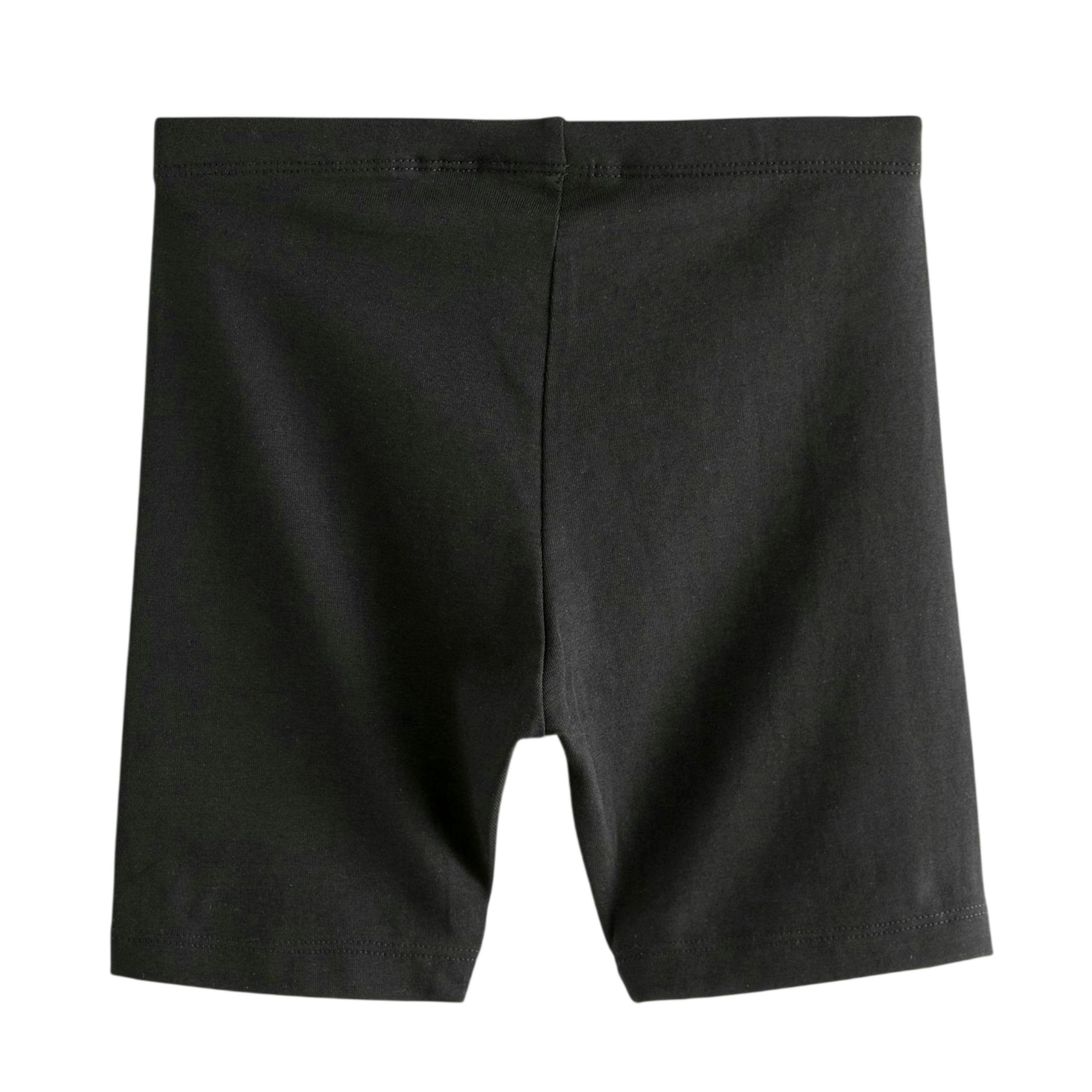Clarks Girls Jersey Cycling Shorts (Pack of 3) — Black