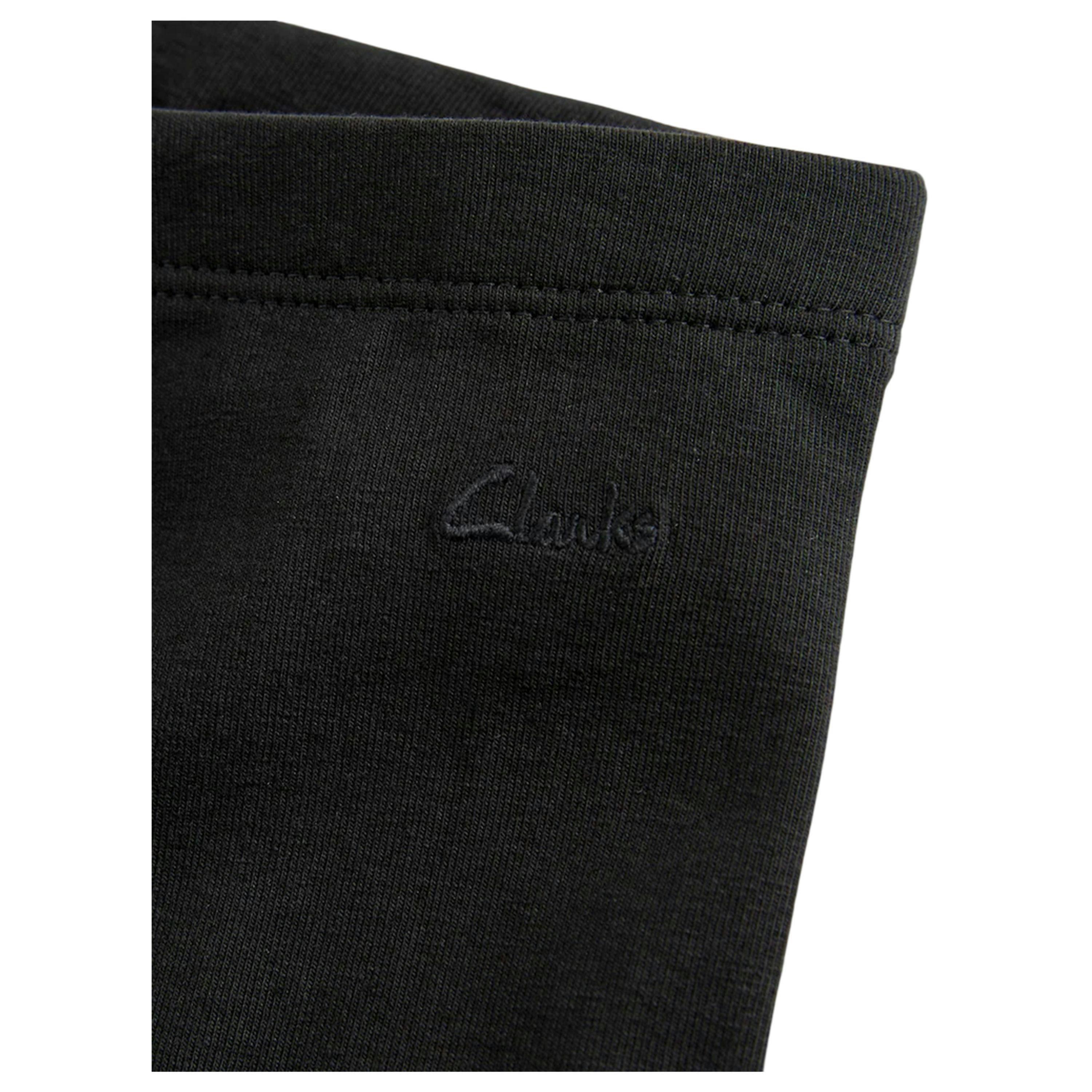 Clarks Girls Jersey Cycling Shorts (Pack of 3) — Black