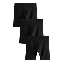 Clarks Girls Jersey Cycling Shorts (Pack of 3) — Black 1