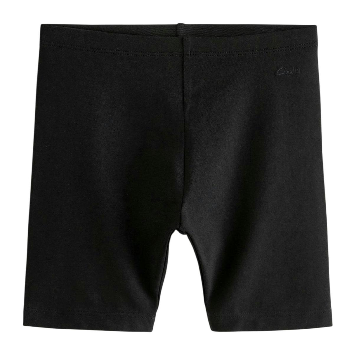 Clarks Girls Jersey Cycling Shorts (Pack of 3) — Black