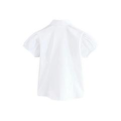 Clarks Girls Fitted Puff Sleeve School Shirt (Pack of 3) — White 3