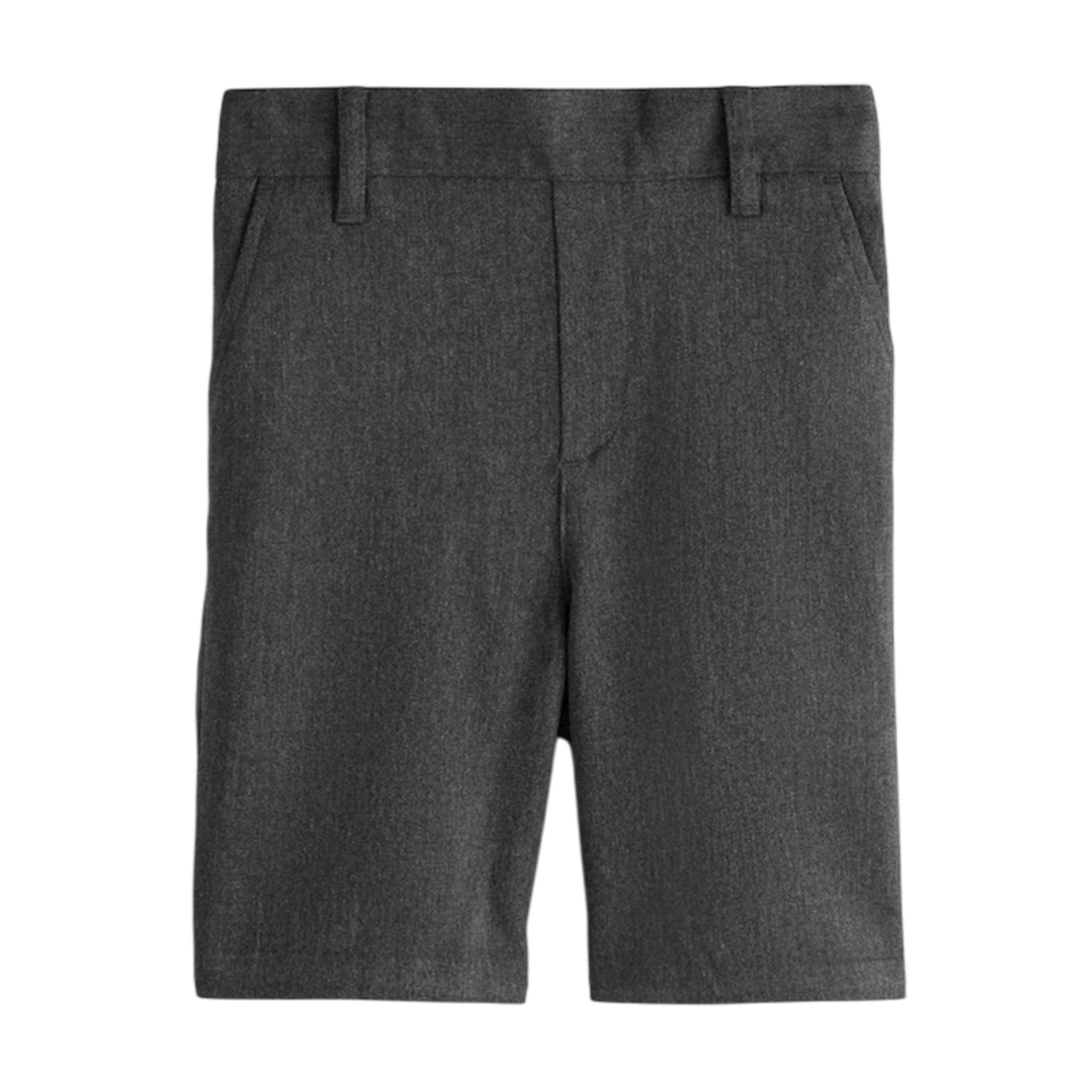 Clarks Boys Pull-On Regular School Shorts (Pack of 3) — Grey
