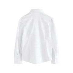 Clarks Girls Fitted Long-Sleeved School Shirt (Pack of 3) — White 3