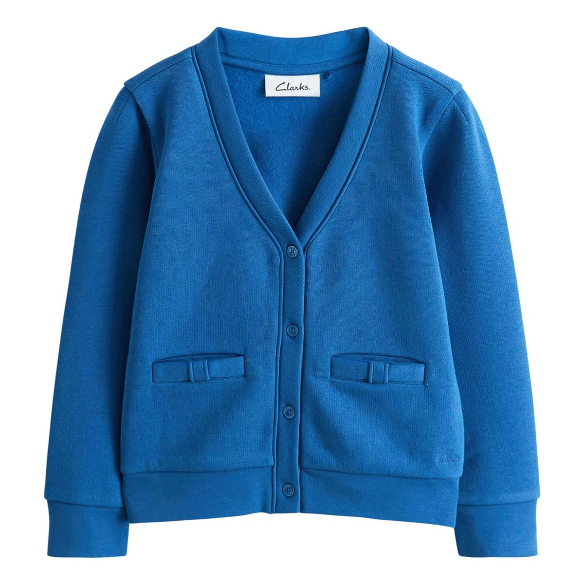 Clarks Girls Bow School Cardigan (Pack of 2) — 