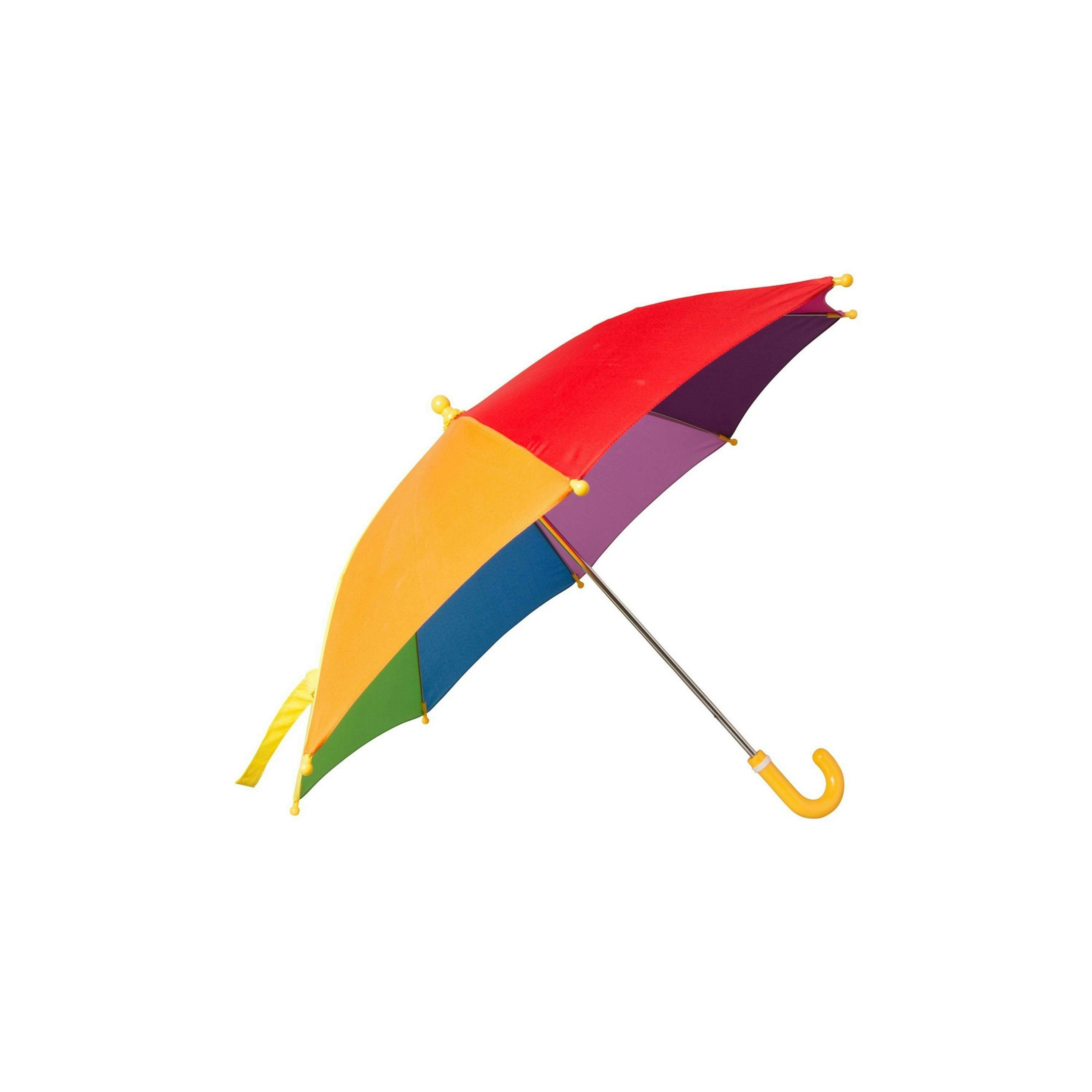 Mountain Warehouse Childrens/Kids Rainbow Stick Umbrella , view 3 of 5