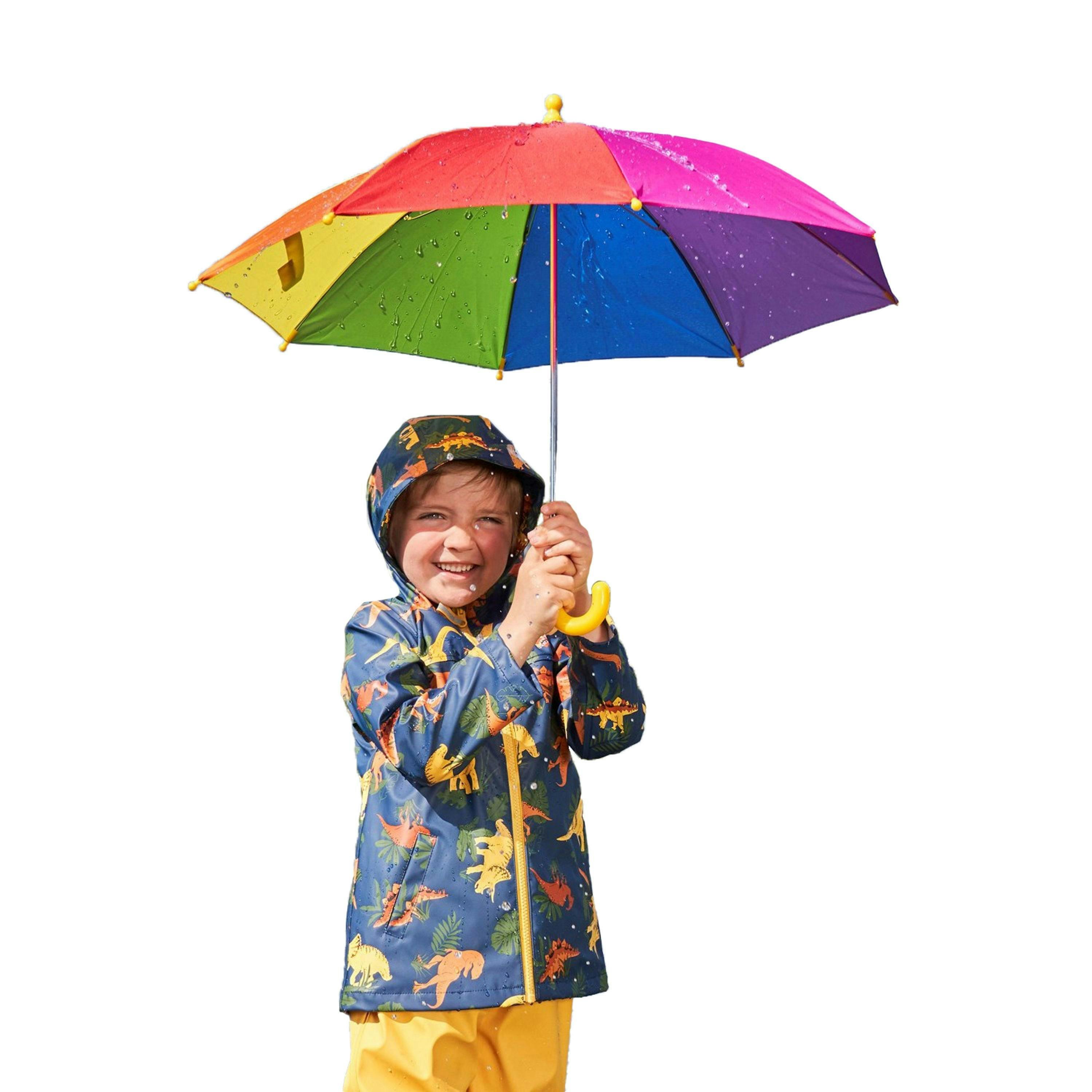Mountain Warehouse Childrens/Kids Rainbow Stick Umbrella , view 5 of 5