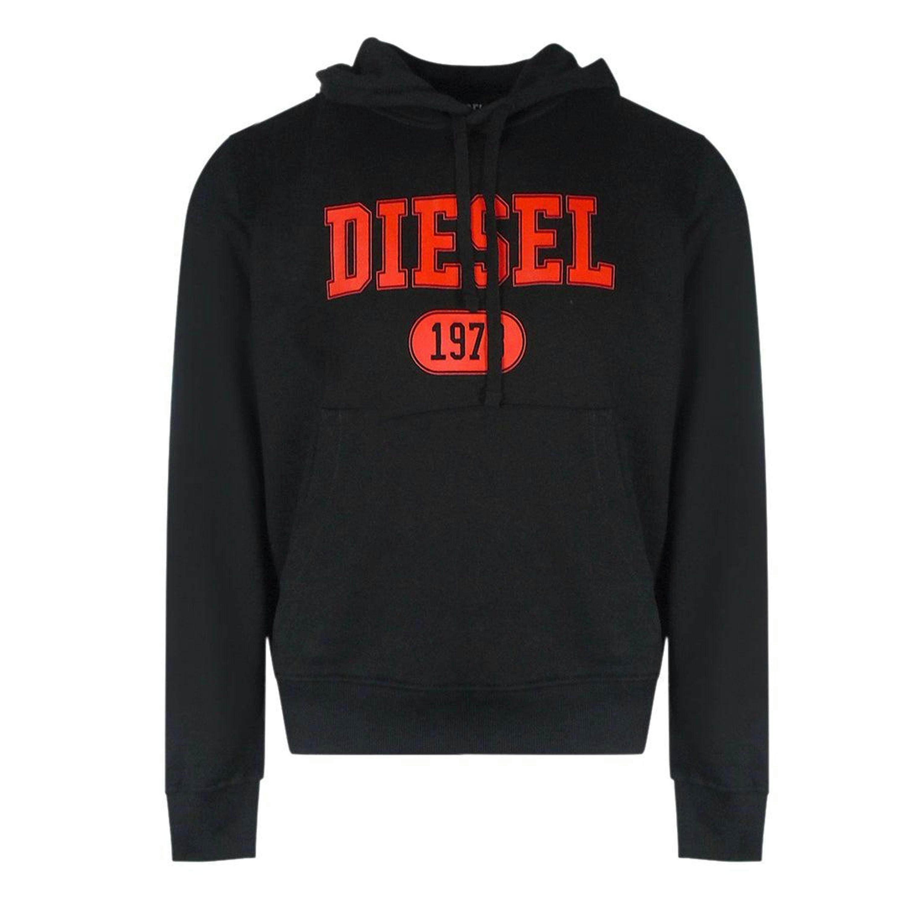 Diesel Mens 1978 Logo Hoodie , view 1 of 3