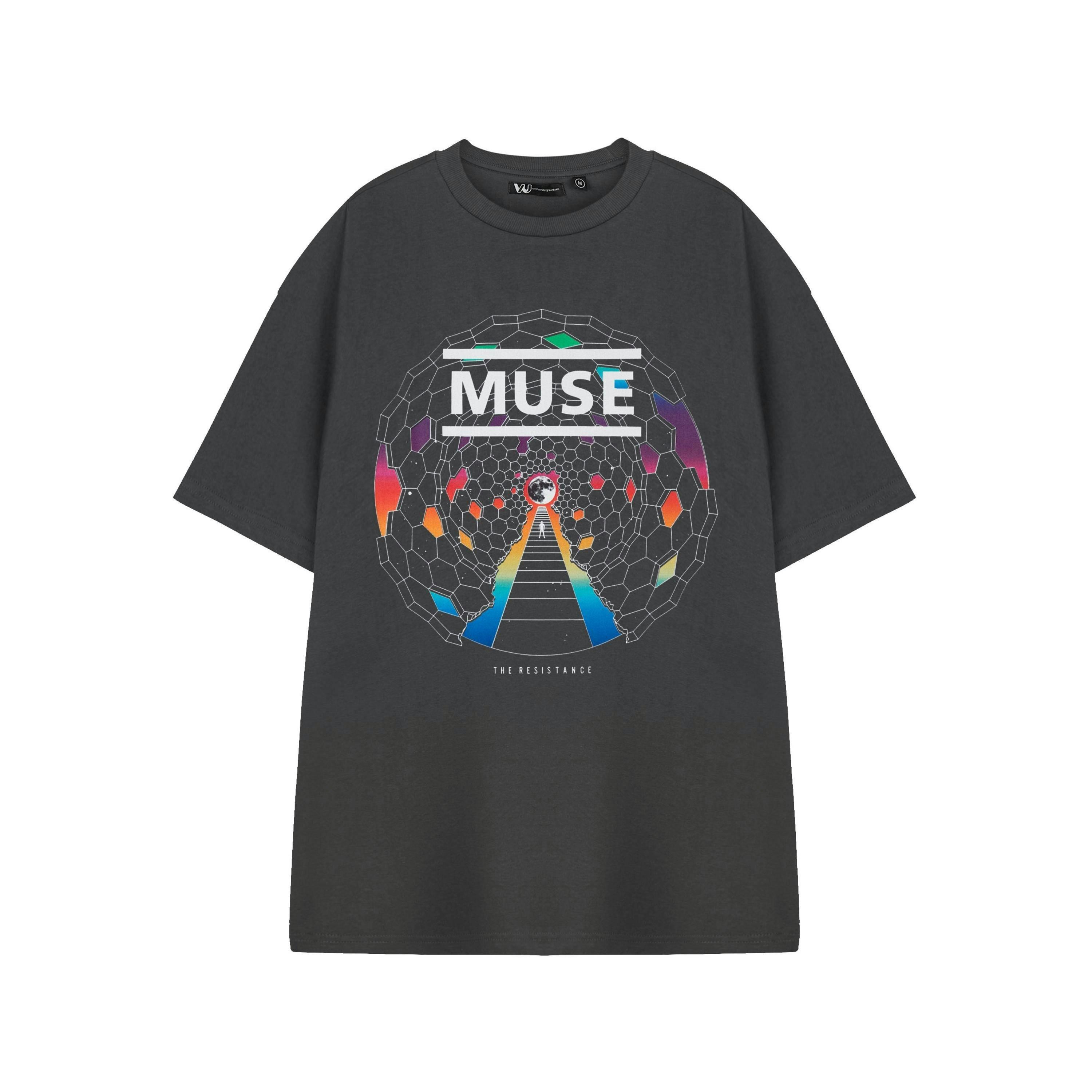 Muse Unisex Grey Resistance Short Sleeved T-Shirt by Vanilla Underground , view 1 of 1