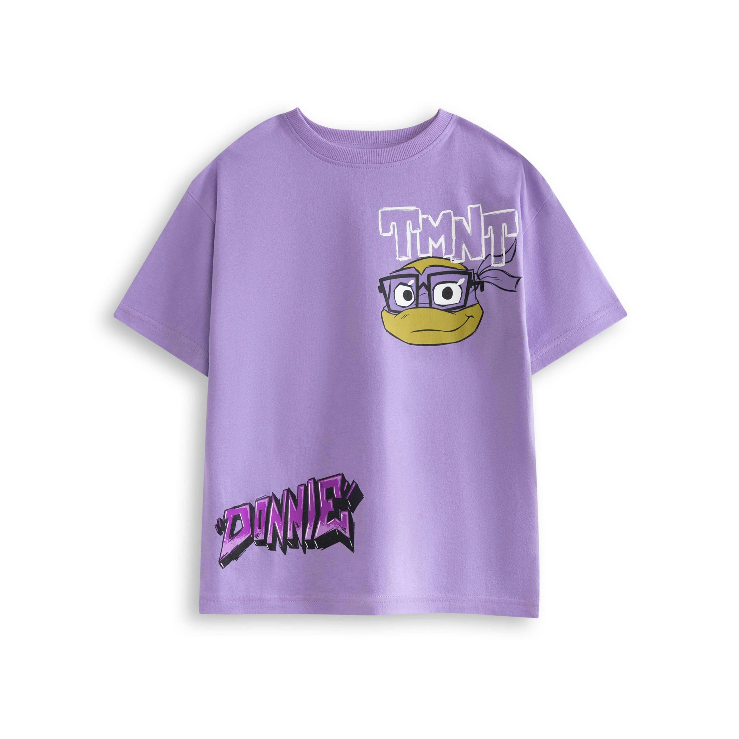 Teenage Mutant Ninja Turtles Boys Purple Donnie Short Sleeved T-Shirt by Vanilla Underground , view 1 of 1