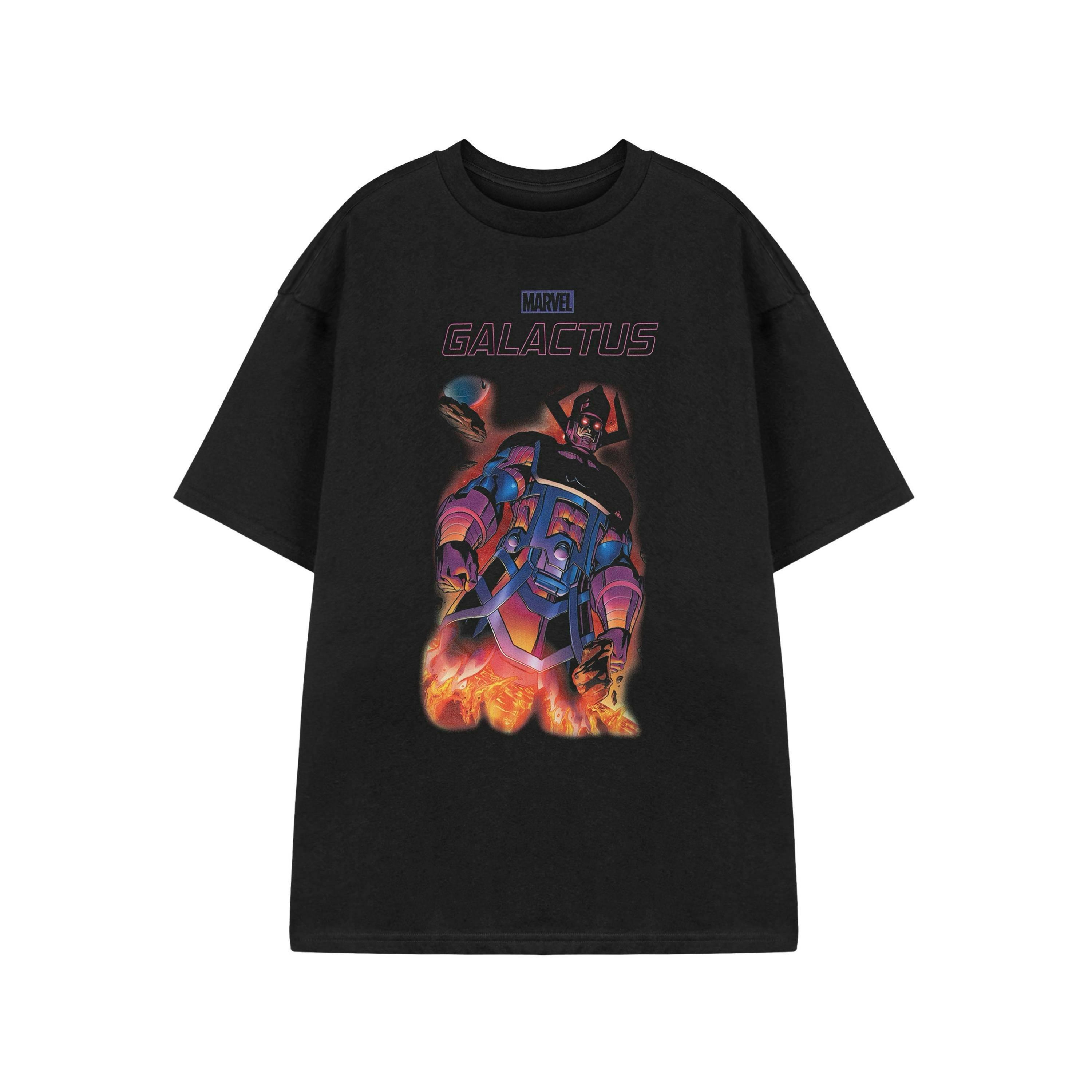 Marvel Mens Black Galactus Short Sleeved T-Shirt by Vanilla Underground , view 1 of 1