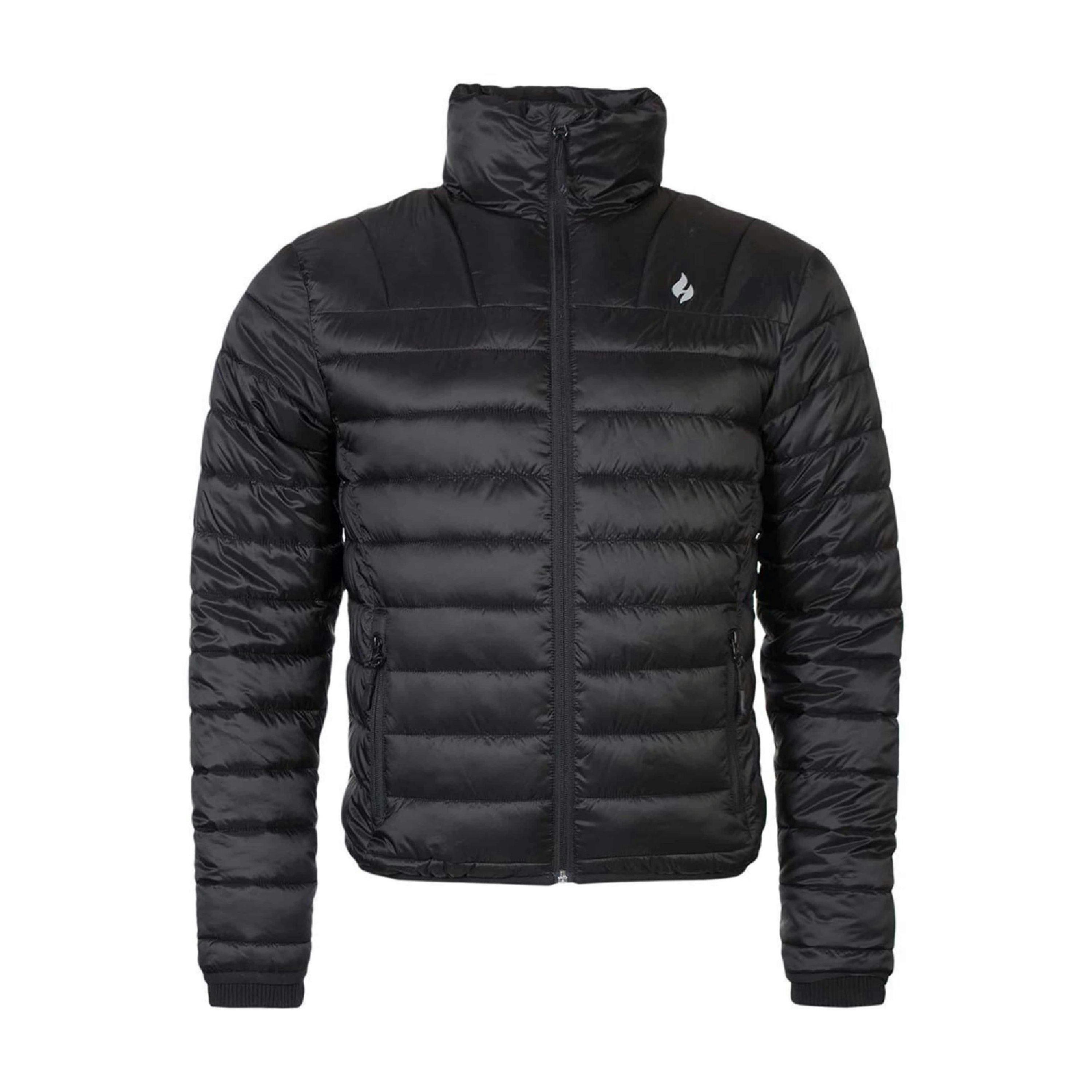 Mens Thermal Waterproof Fleece Lined Quilted Puffer Jacket Coat in a Bag , view 1 of 5